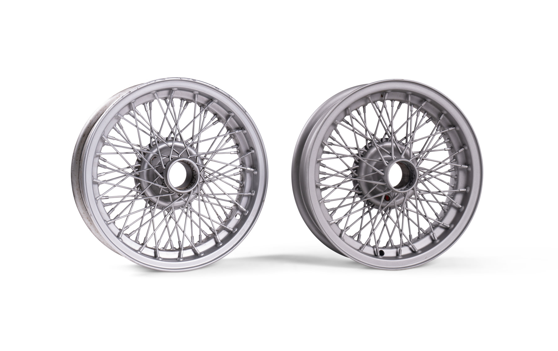 Two Borrani Wire Wheels, 16 x 4.00