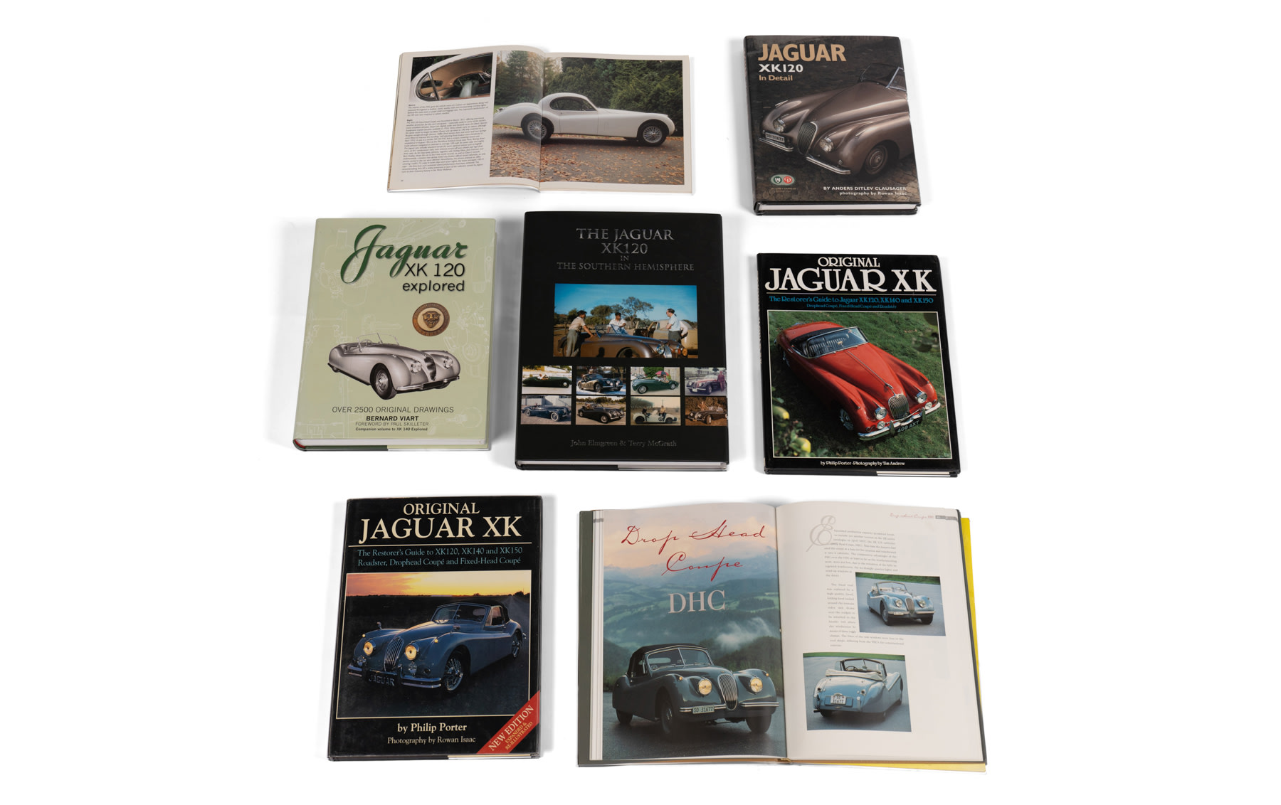 Assorted Books on Jaguar XKs