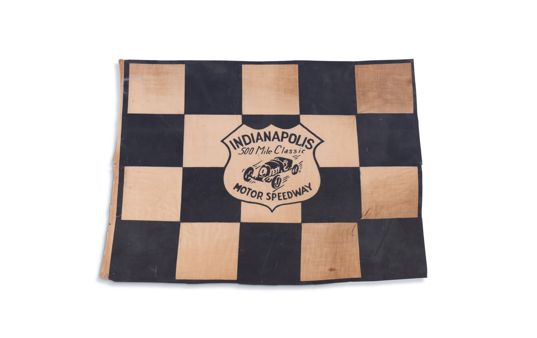 Vintage Indianapolis 500 Motor Speedway Commemorative Flag