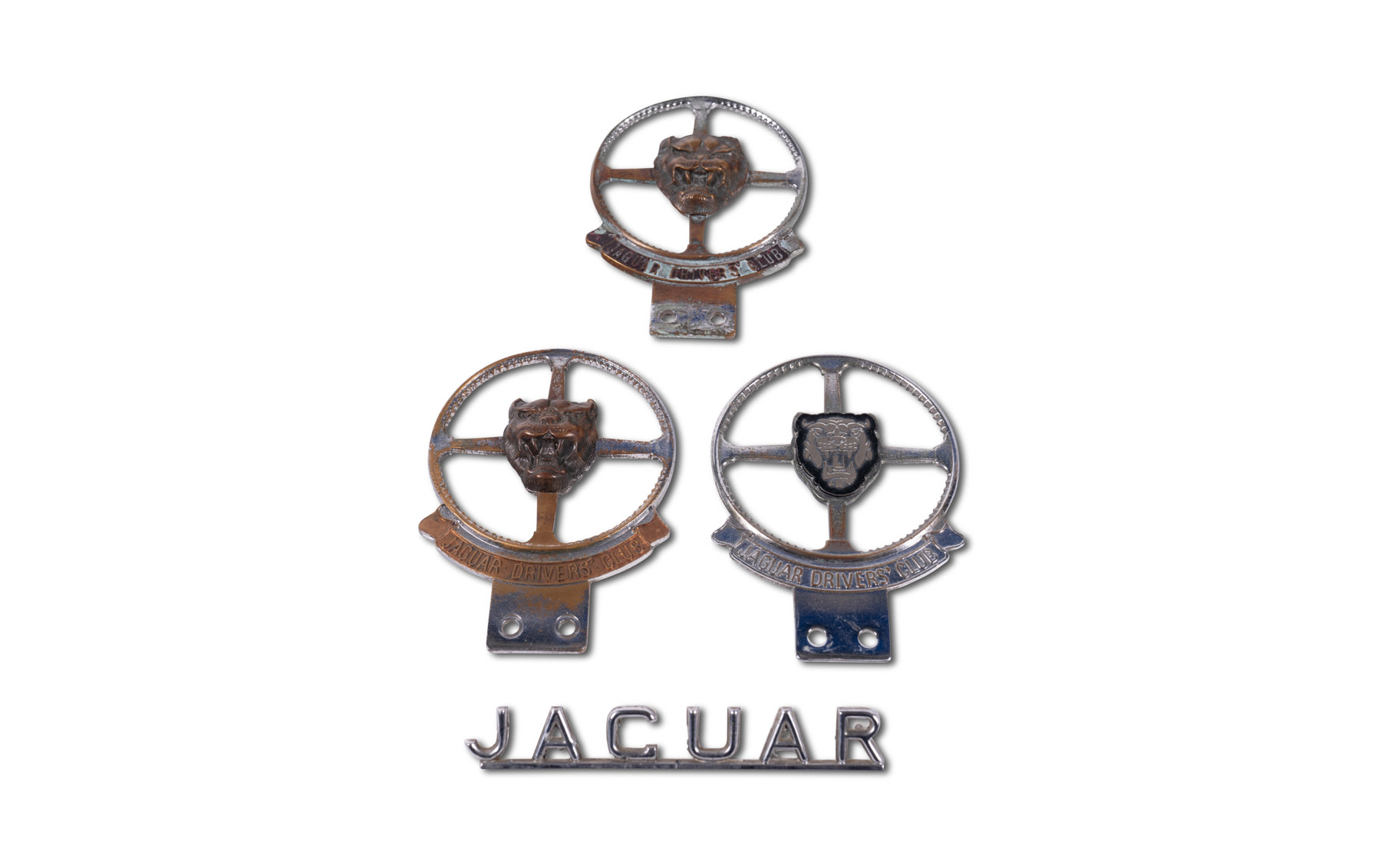 Jaguar Drivers Club Badges and Jaguar Script