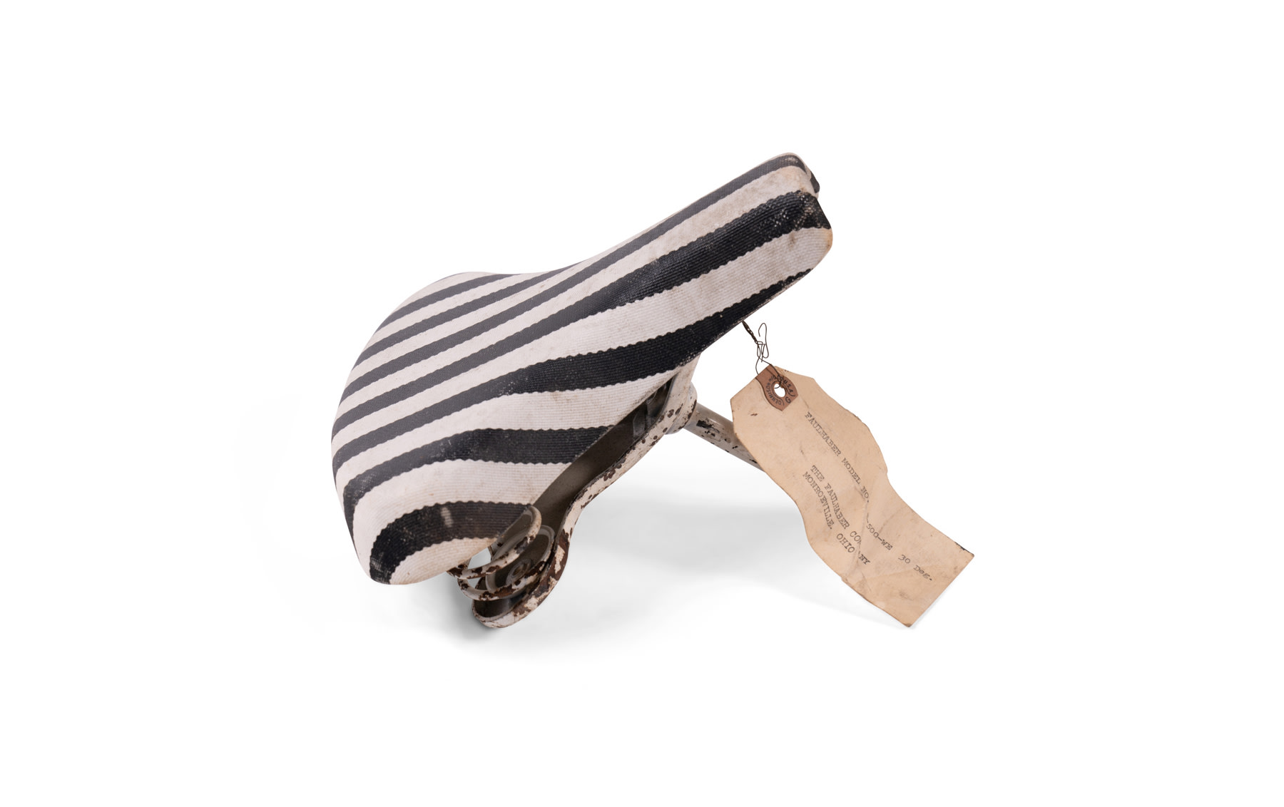 Faulhaber Striped Bicycle Seat