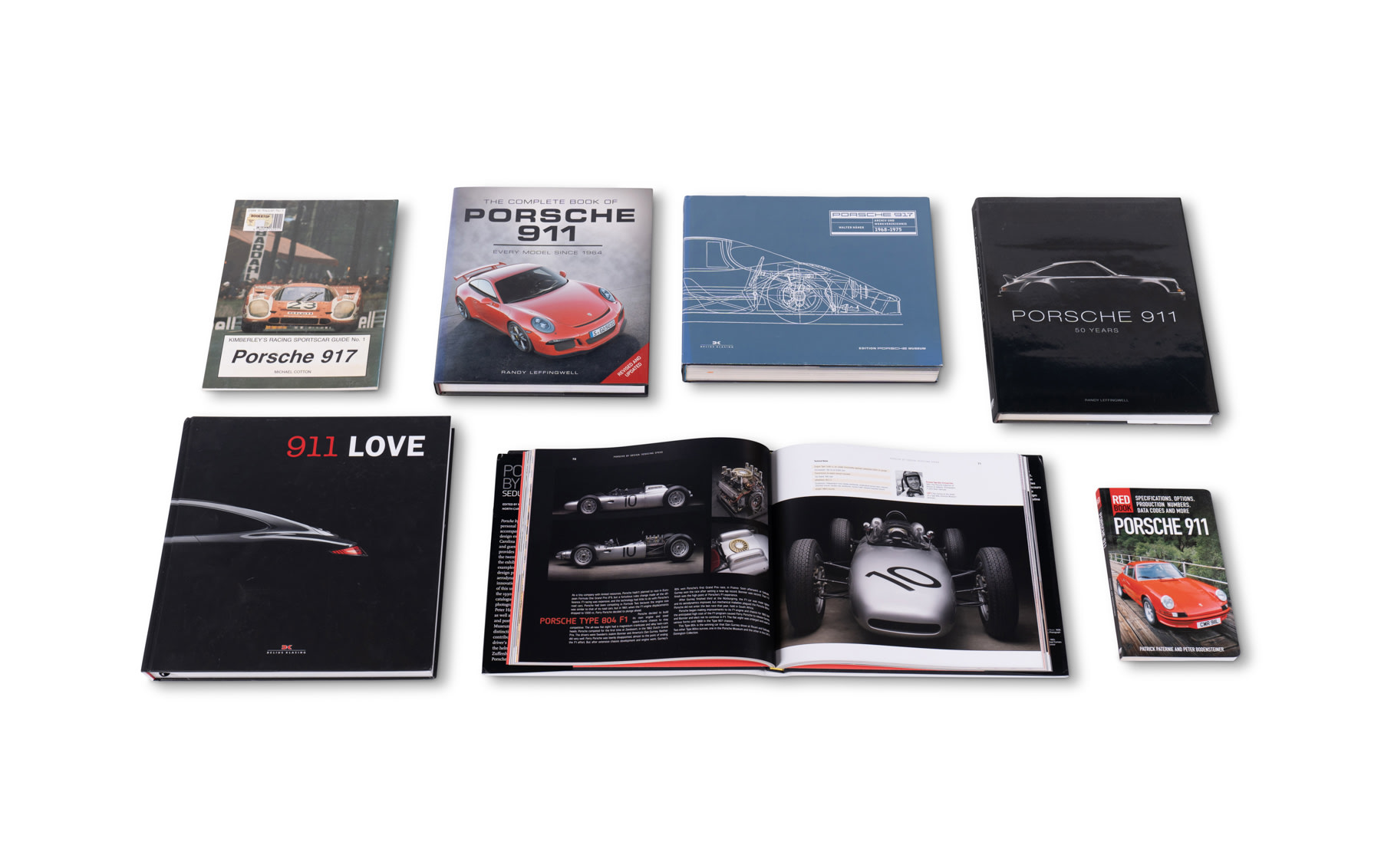 Assorted Books on Porsche 