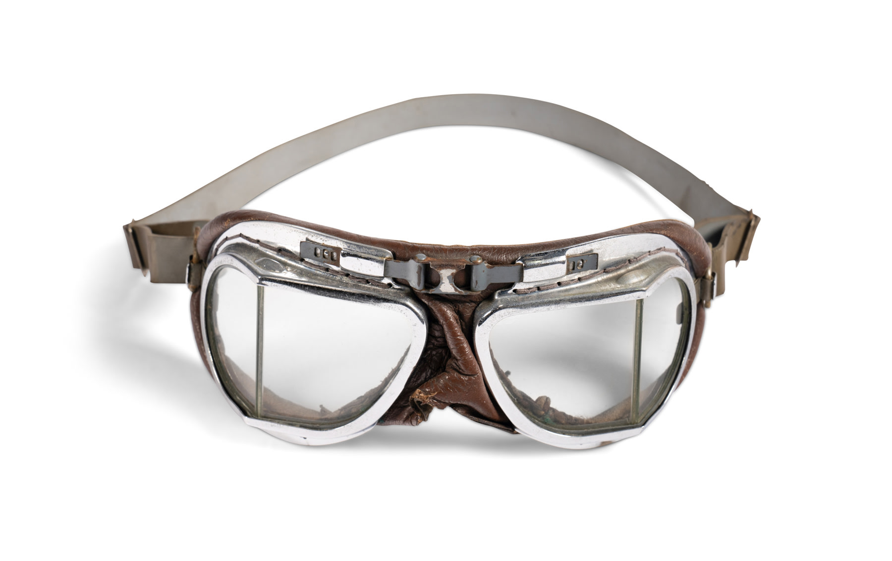 Vintage Aviation-Style Racing Goggles