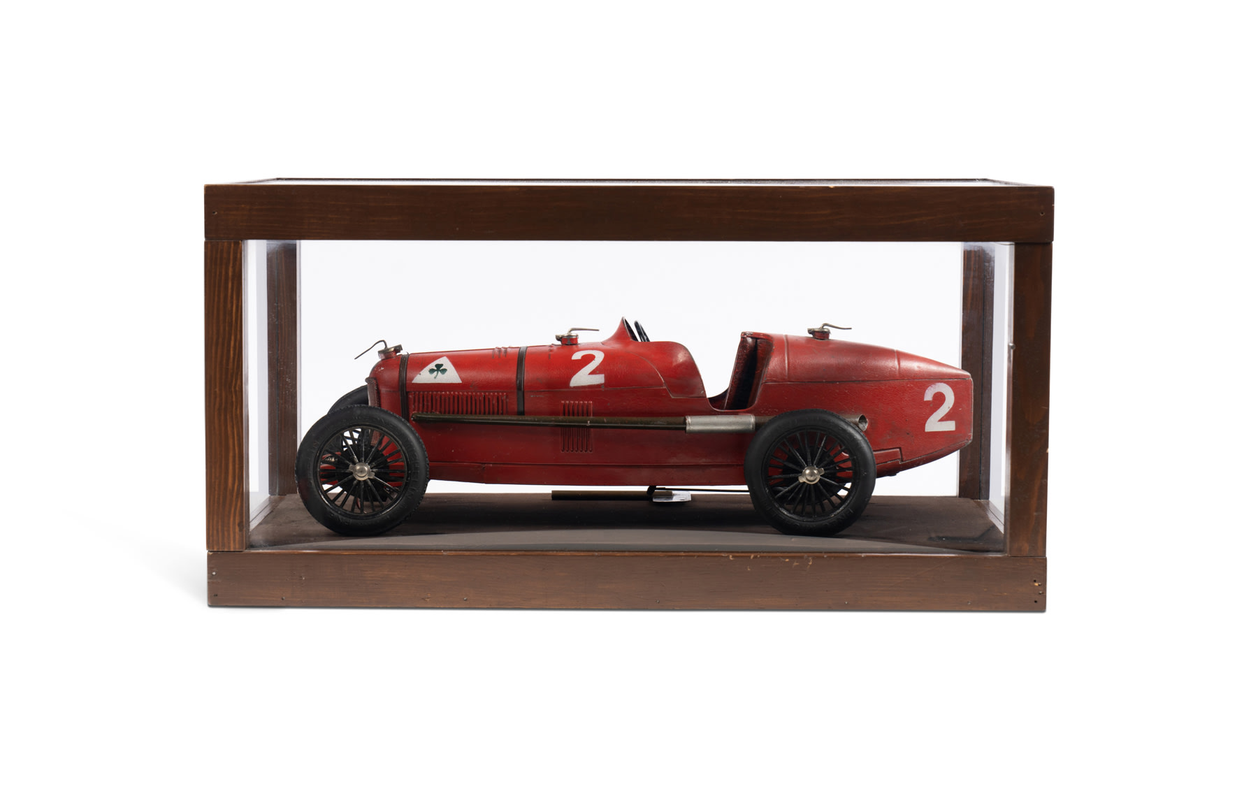 Alfa Romeo P2 Tin Plate Wind-Up Toy with Display Case