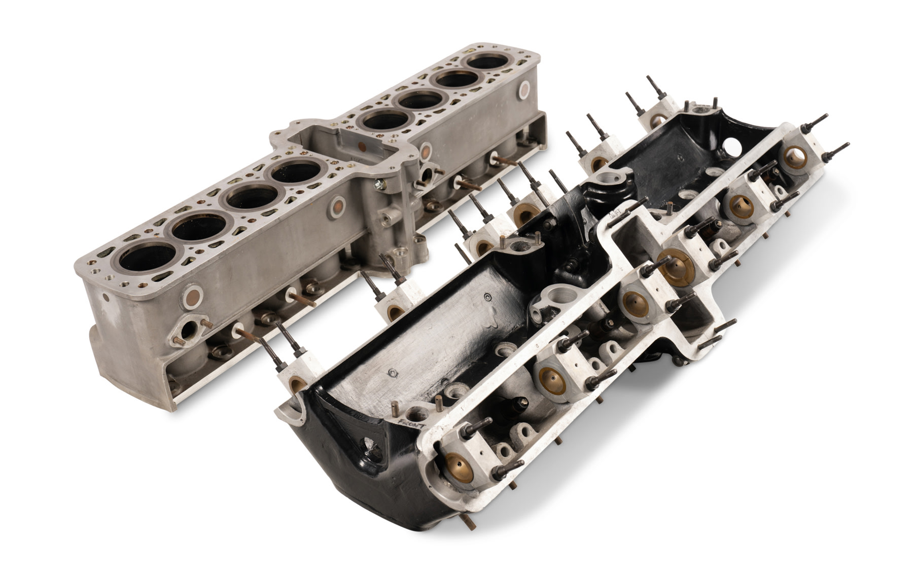 Alfa Romeo 8C 2300 Cylinder Head with Jim Stokes Reproduction Cylinder Blocks