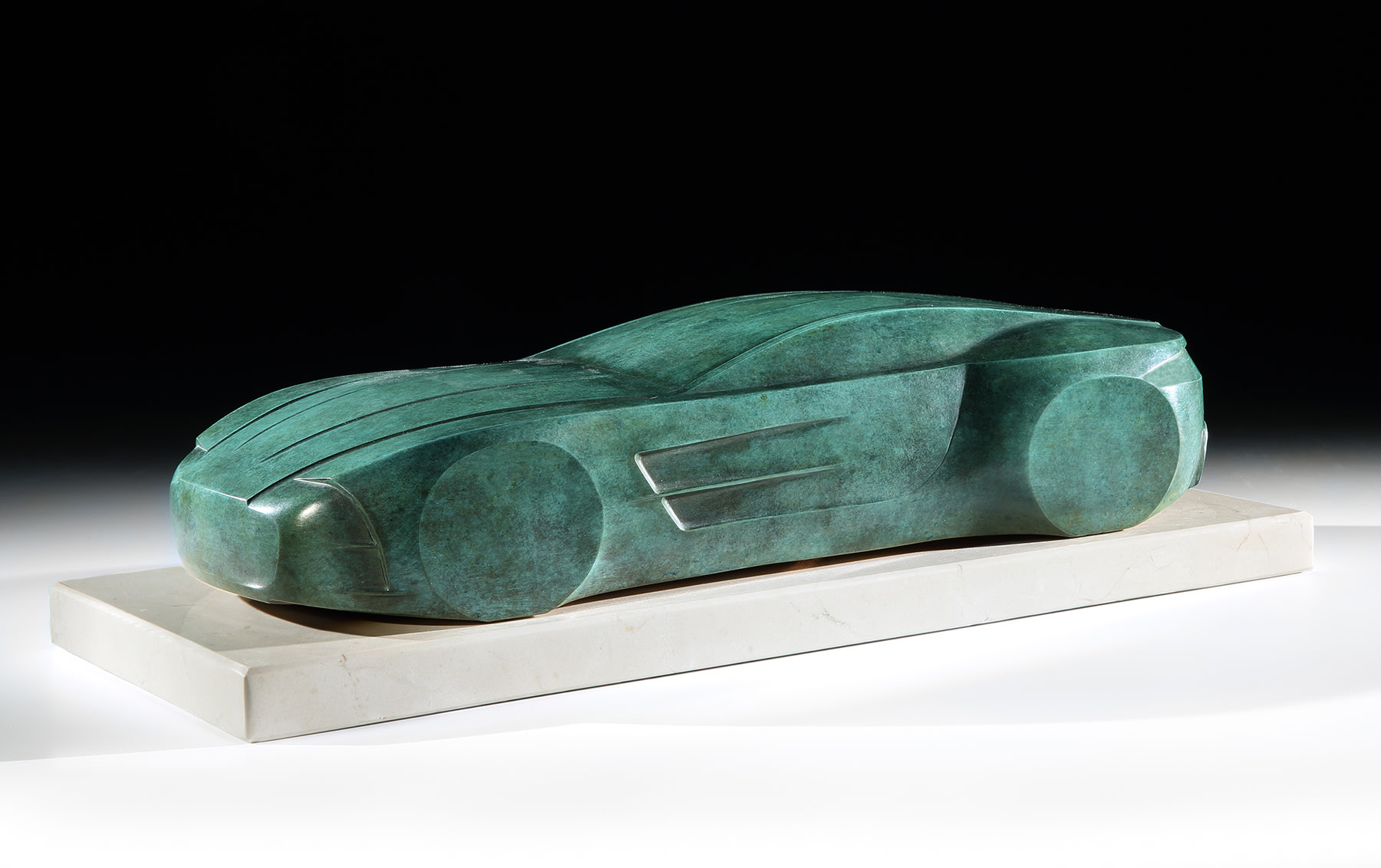 Aston Martin One-77 Bronze Sculpture by Emmanuel Zurini, 2009