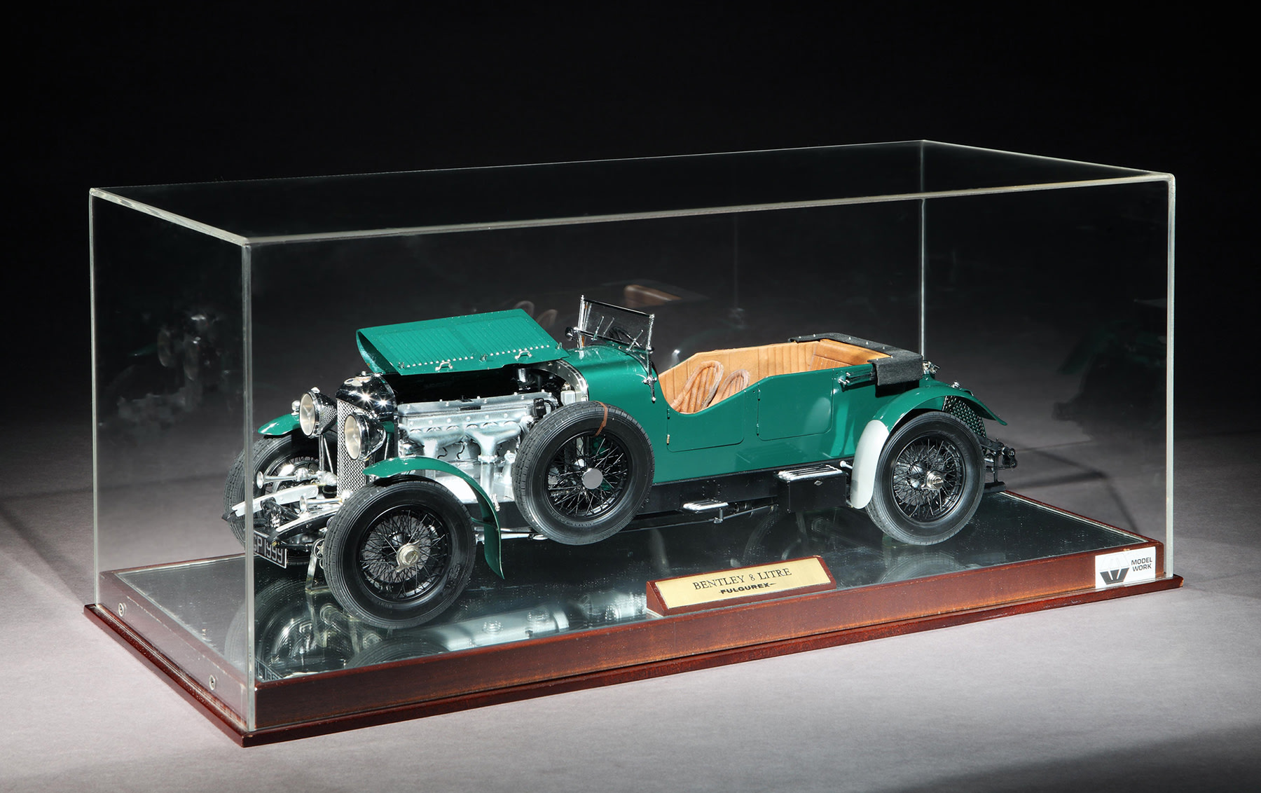 Rare 1930 Bentley 8 Litre Scale Model by Fulgurex, c. 1972