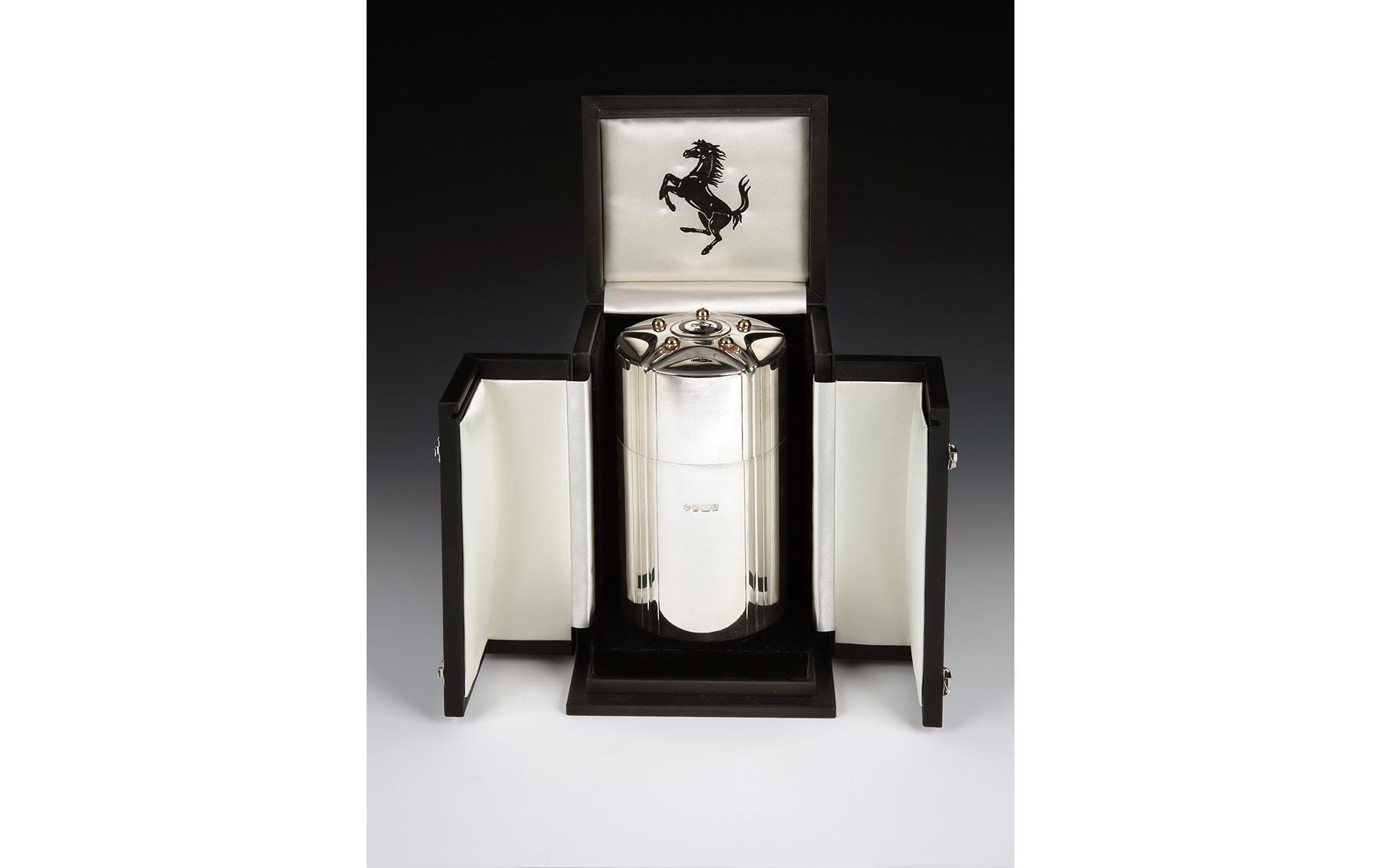 Sterling Silver Cigar Canister, Asprey & Co., 1997