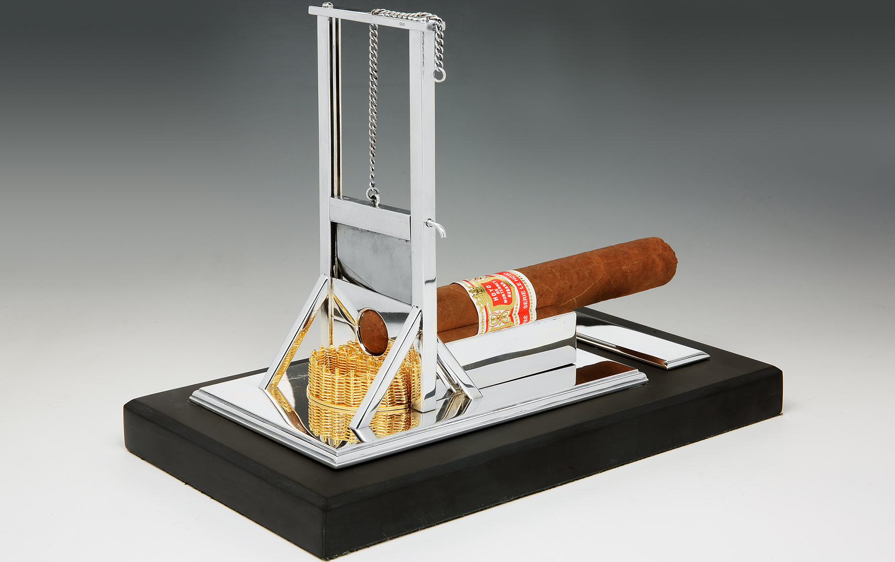 Sterling Silver Cigar Cutter, by Theo Fennell, 1994