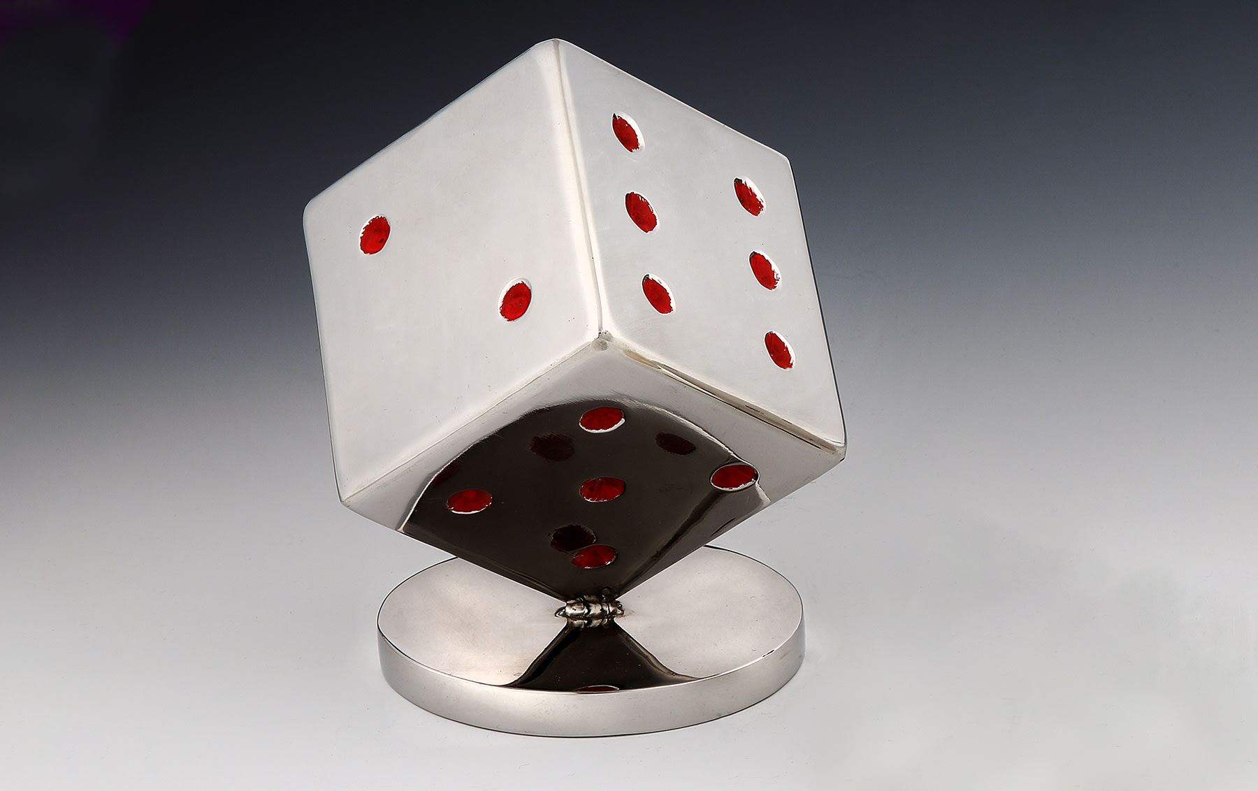 Bronze Paper Weight in the Form of Dice, c. 1950