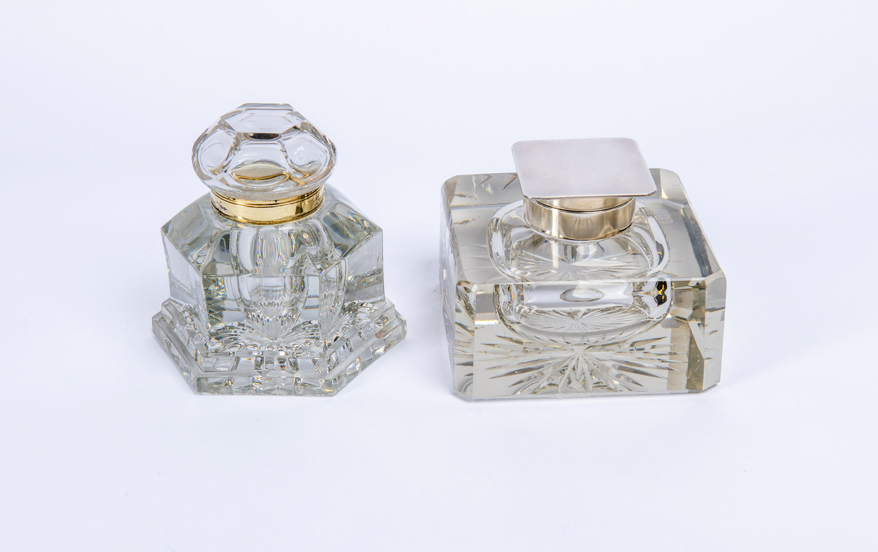 Pair of Art Deco Inkwells, c. 1920s