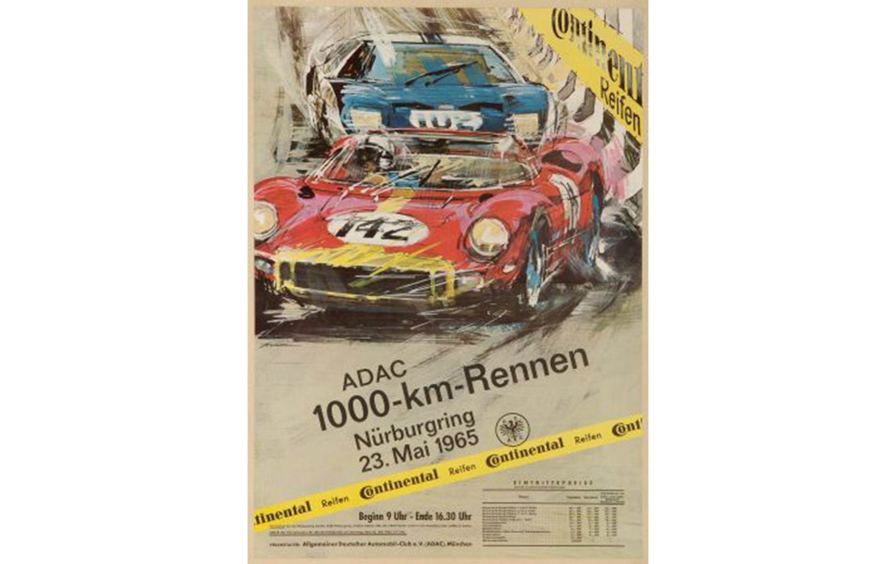 ADAC 1000 Km Rennen Posters, 1962 and 1965