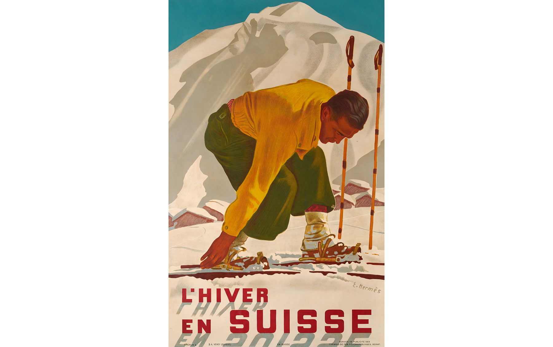 Very Rare Ski Poster, 
