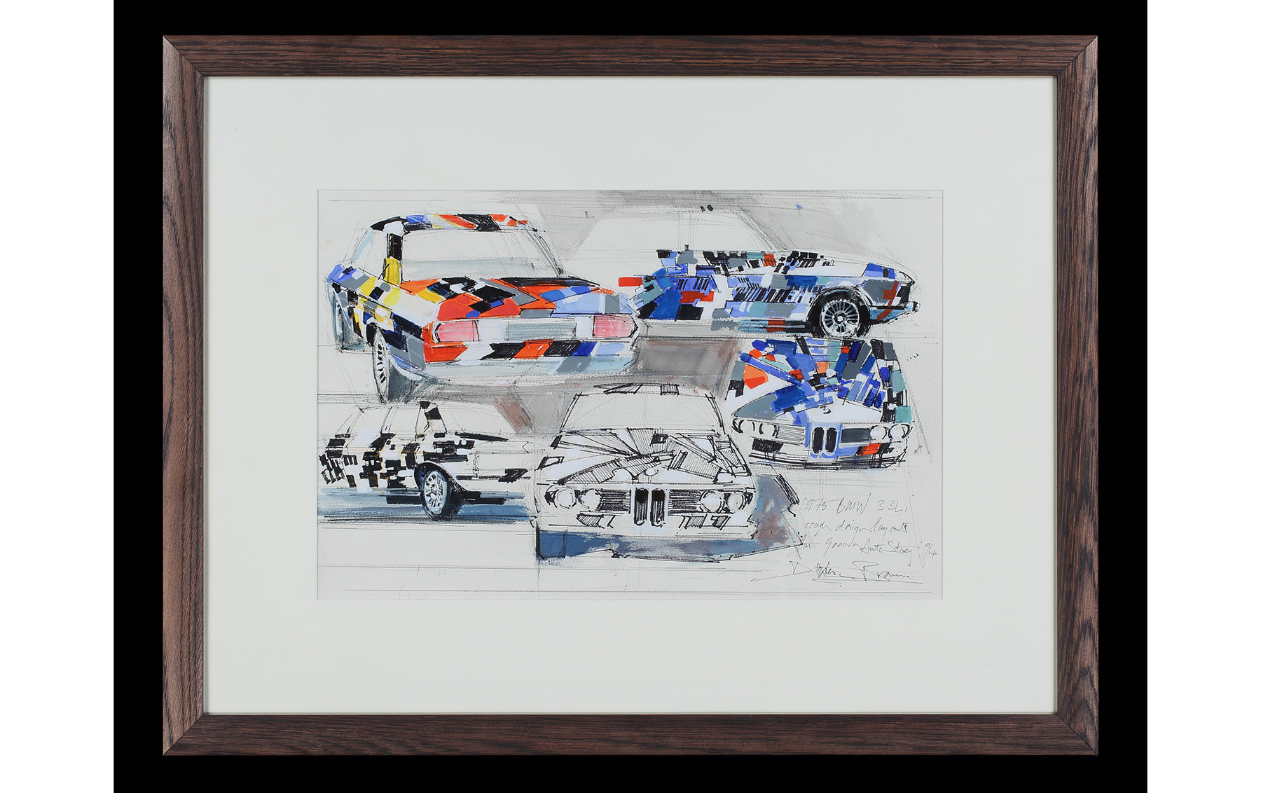 BMW Art Car Project Artwork by Dexter Brown, 1993