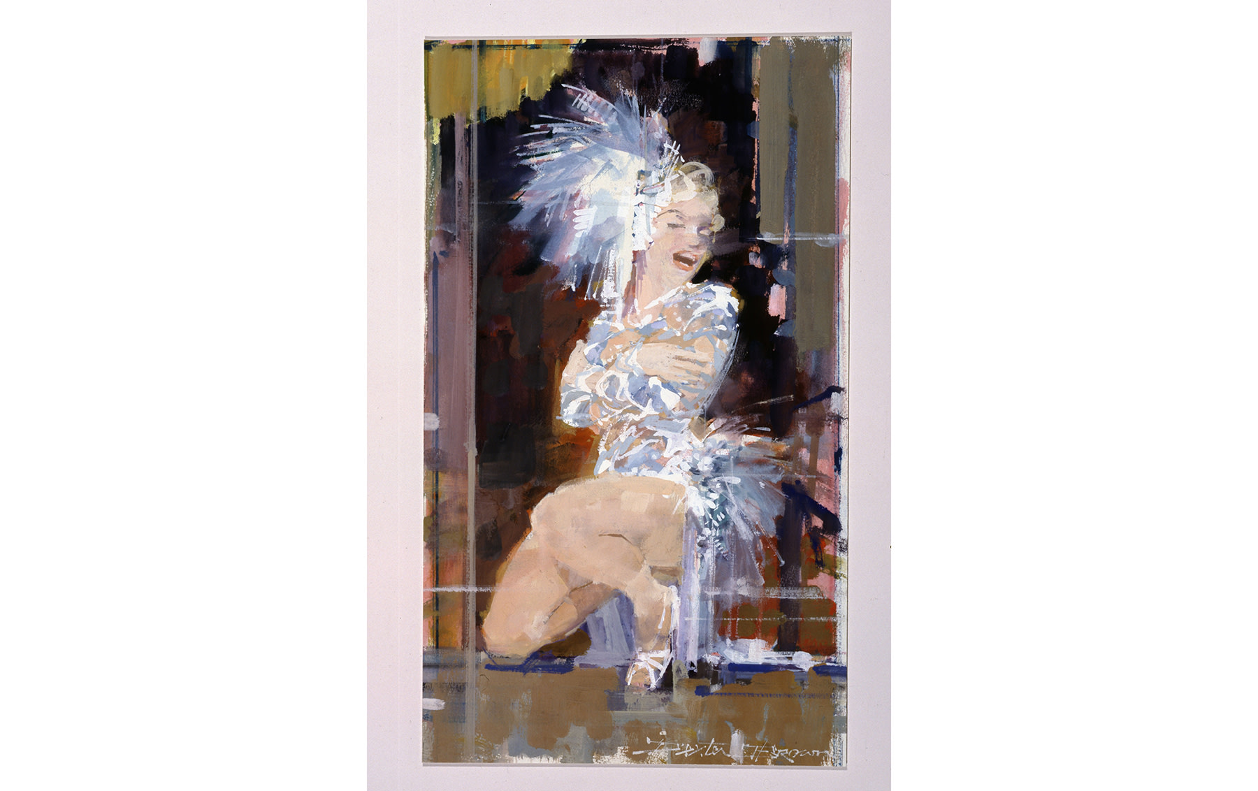 Marilyn – All About Marilyn, Gouache on Board by Dexter Brown, 2009