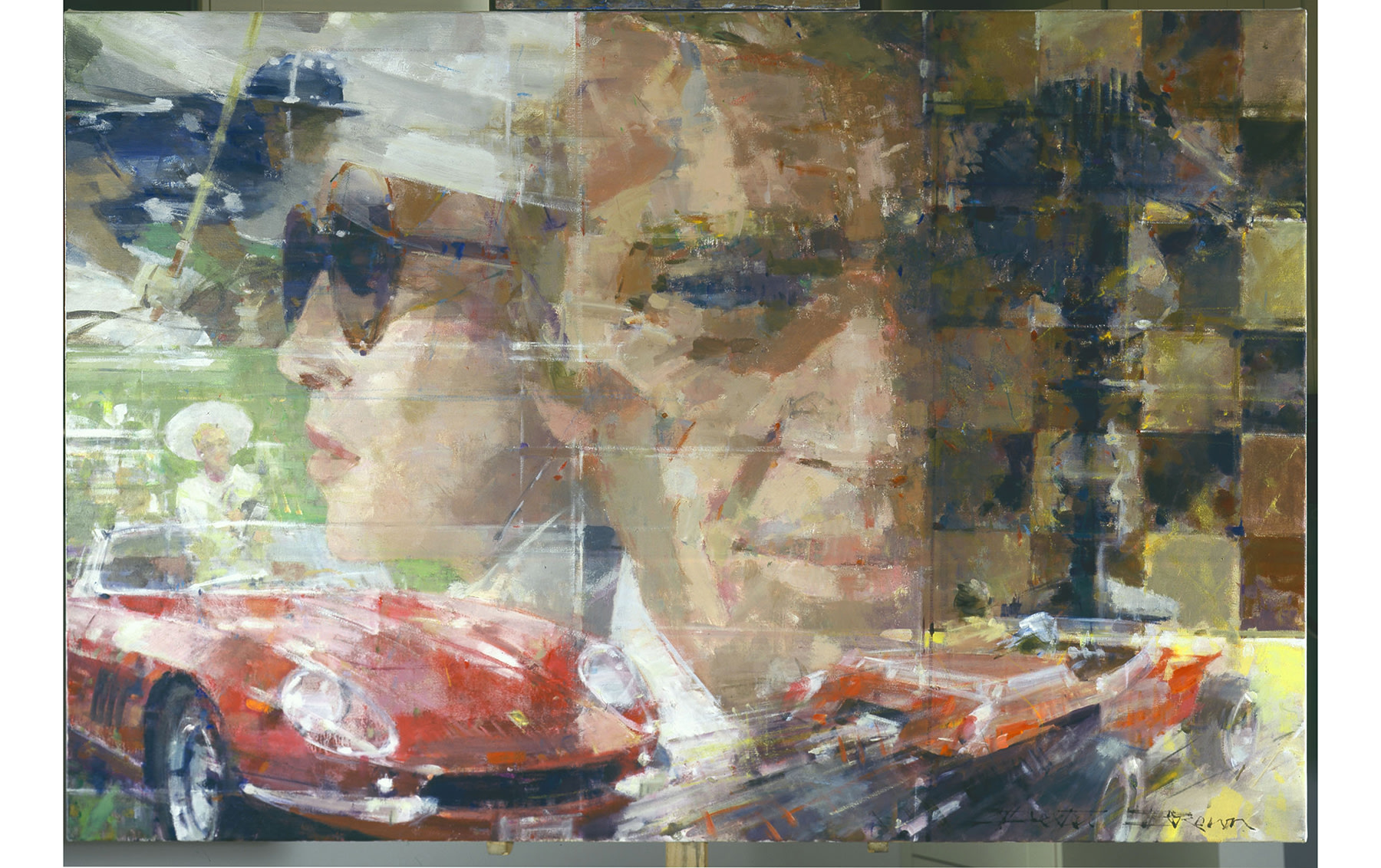 Steve McQueen – Thomas Crown Affair, Acrylic on Canvas, 2009