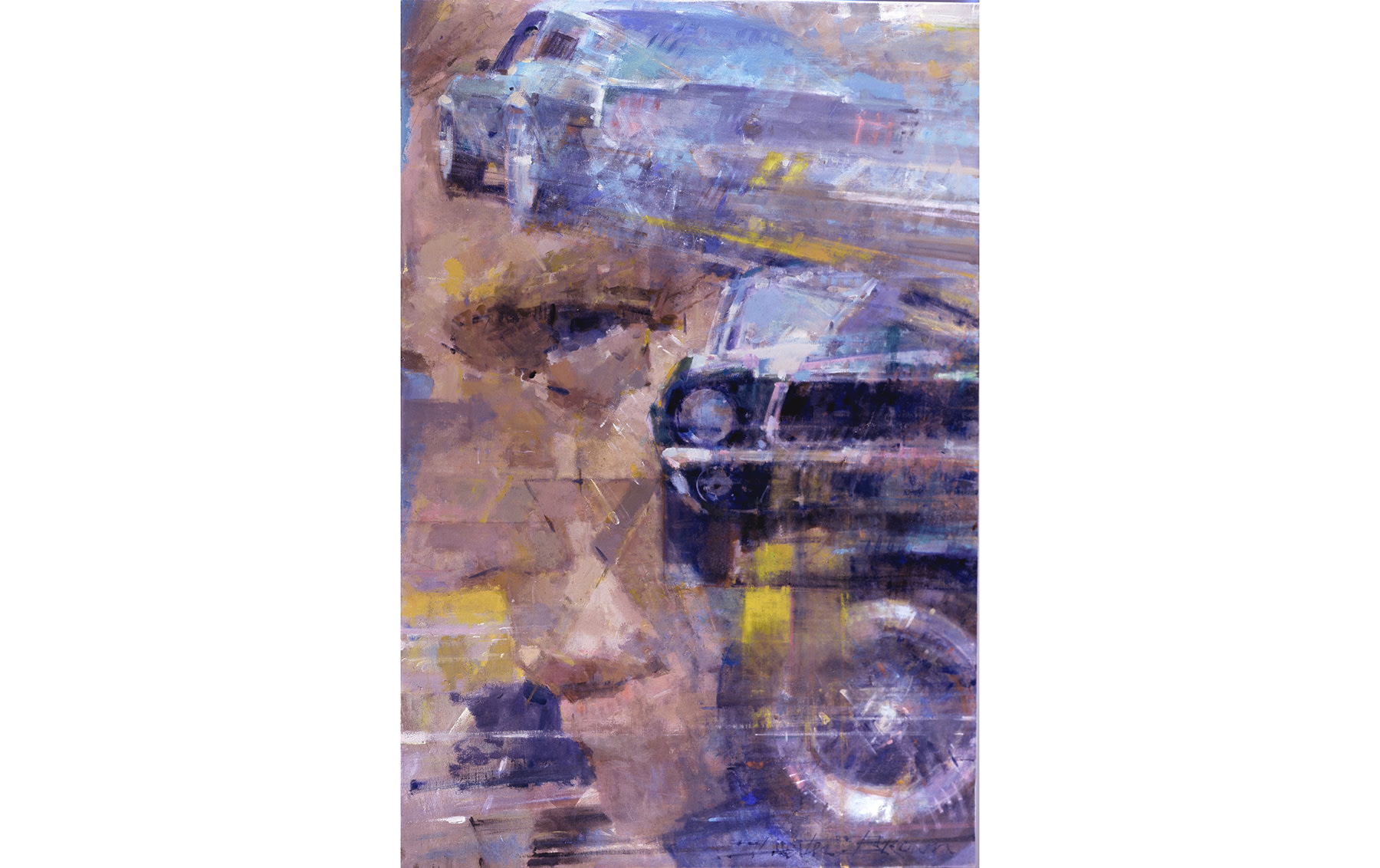 Steve McQueen – Bullitt, Acrylic on Canvas by Dexter Brown, 2009