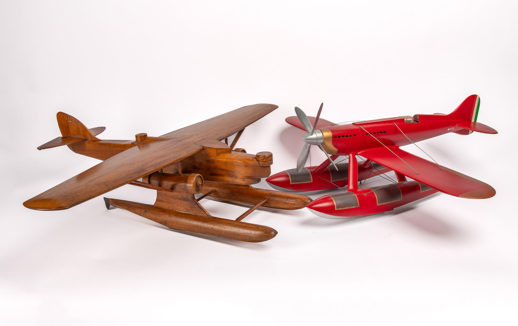 Macchi Seaplane and French Hardwood Seaplane Models