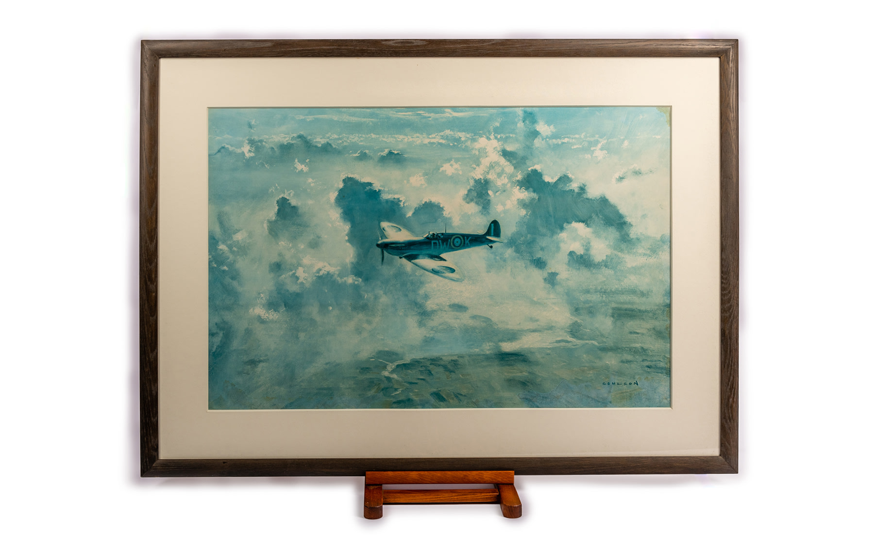 Spitfire DWK Lithograph, by Coulson 