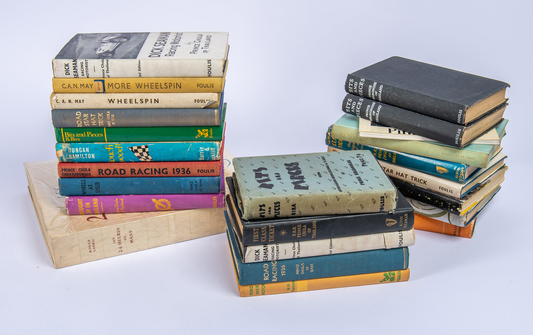 Assorted Prince Bira Literature and Motor Racing Books