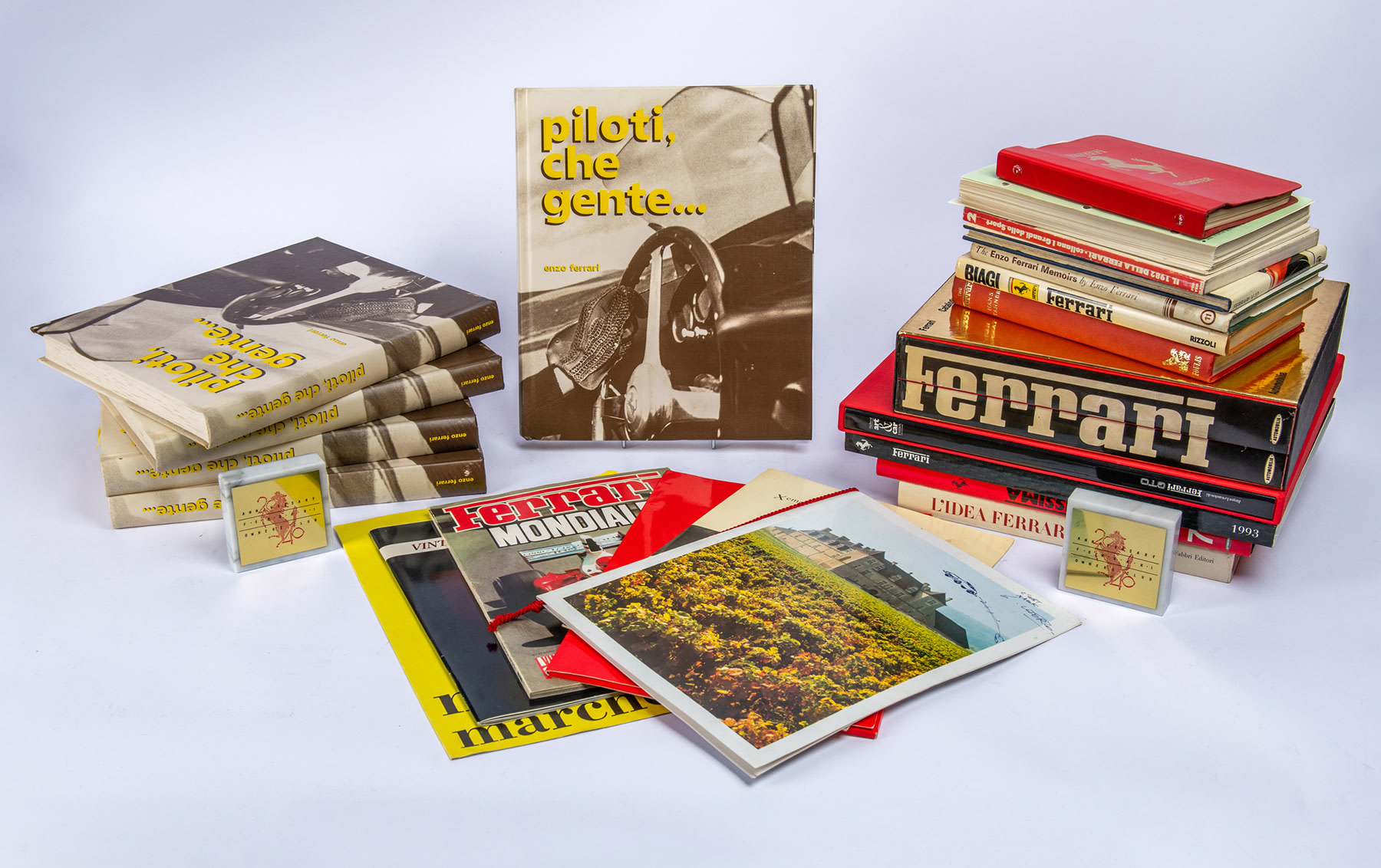 A Quantity of Ferrari Literature and Books