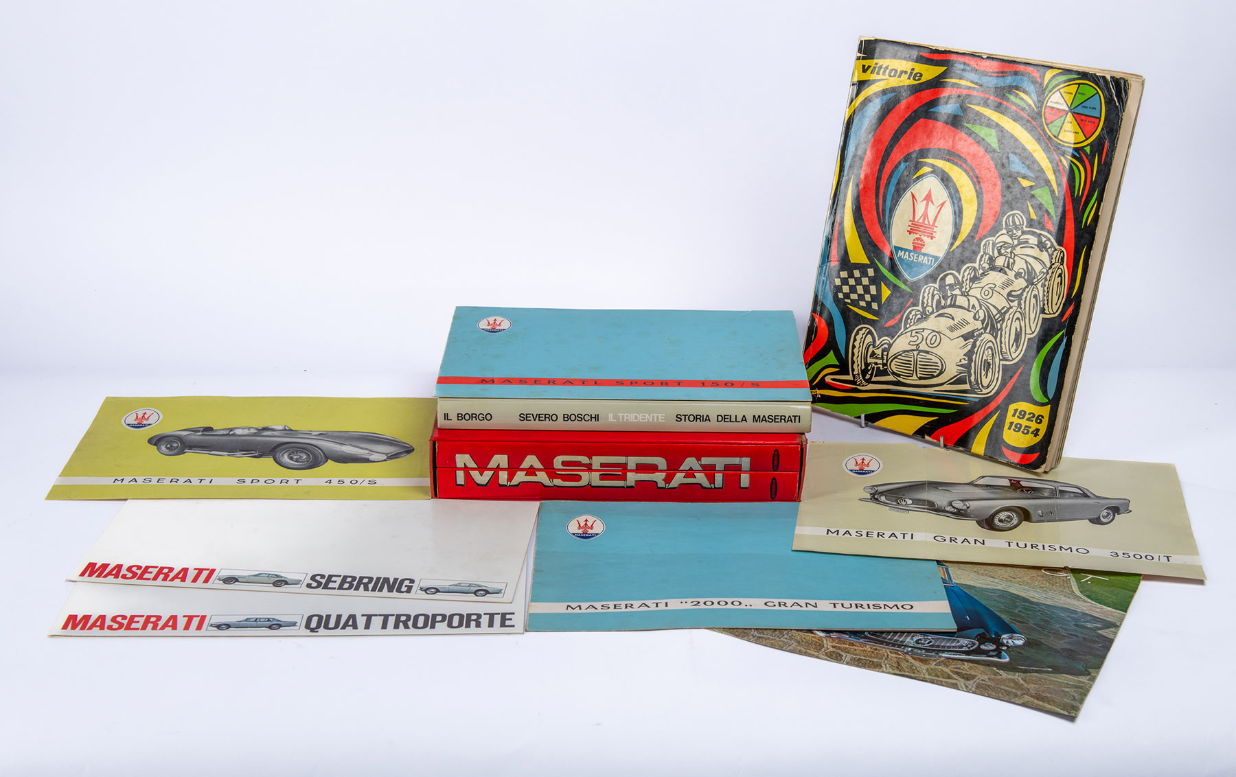 Assorted Maserati Literature and Sales Brochures