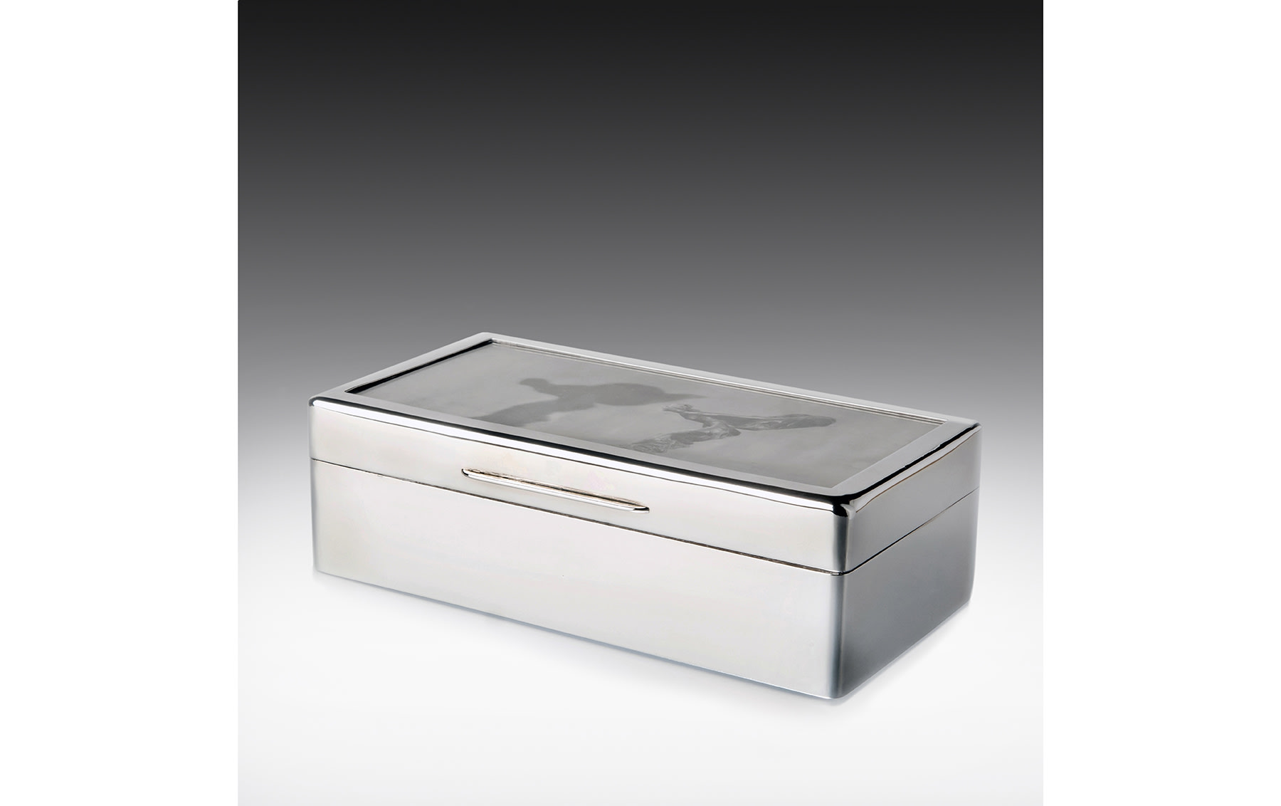 Sterling Silver Rolls-Royce Cigarette Box by Saunders & Shepherd, 1927