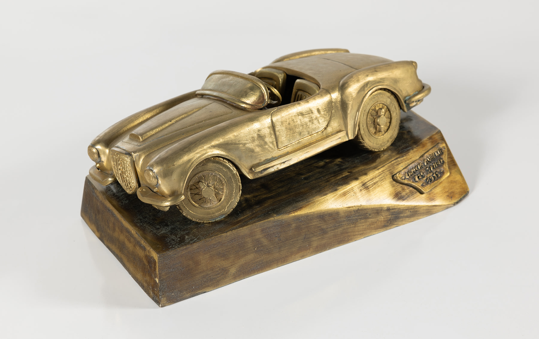 Lancia Aurelia Spider Bronze Sculpture