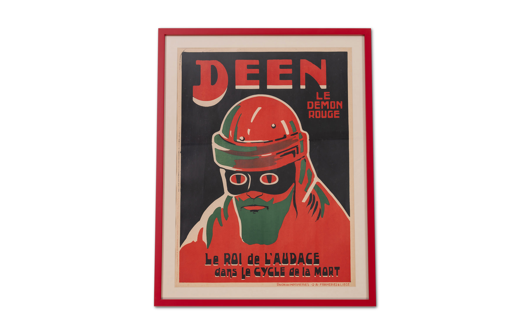 Deen Le Demon Rouge Poster, c. 1920