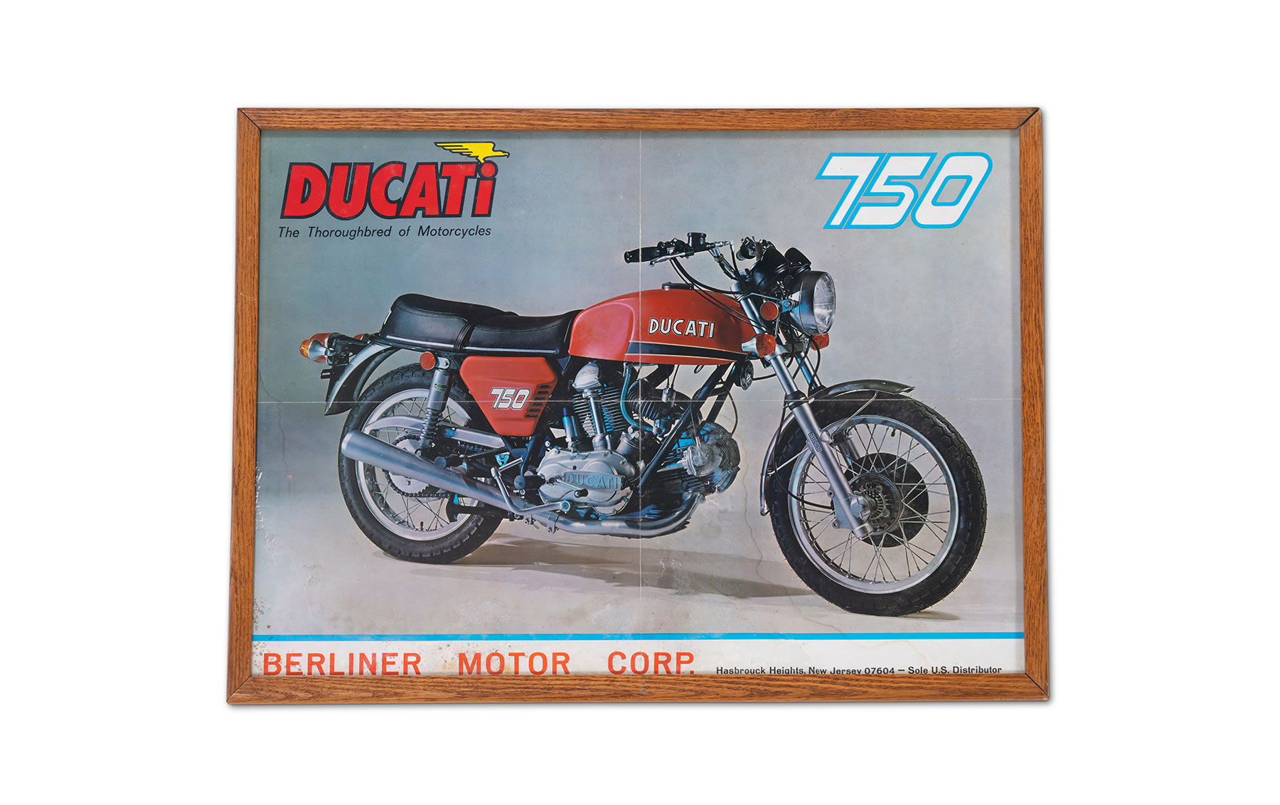 Ducati 750 — Berliner Motor Corp Poster