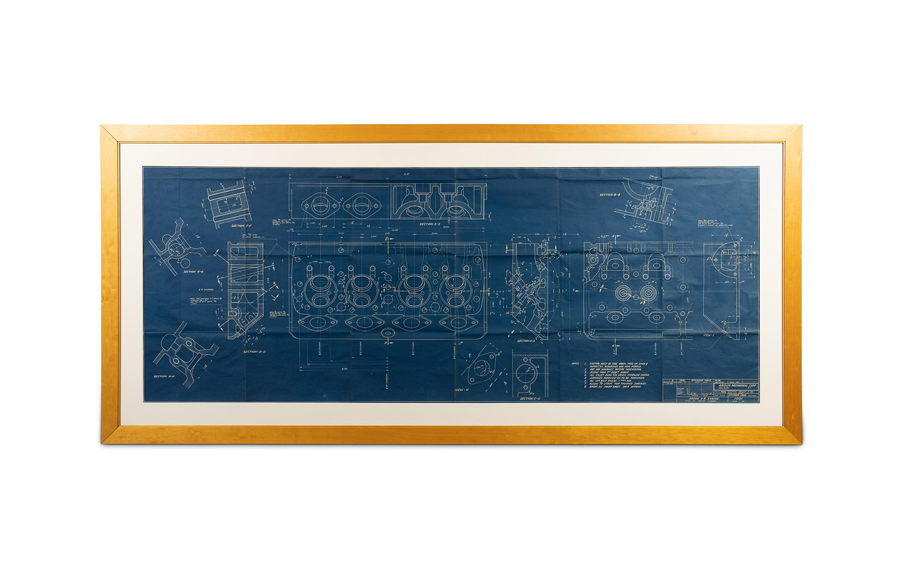 Ardun Overhead Valve Cylinder Head Blueprint and Supplements