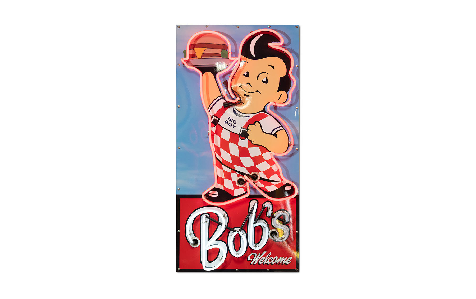 Bob's Big Boy Reproduction Neon Sign