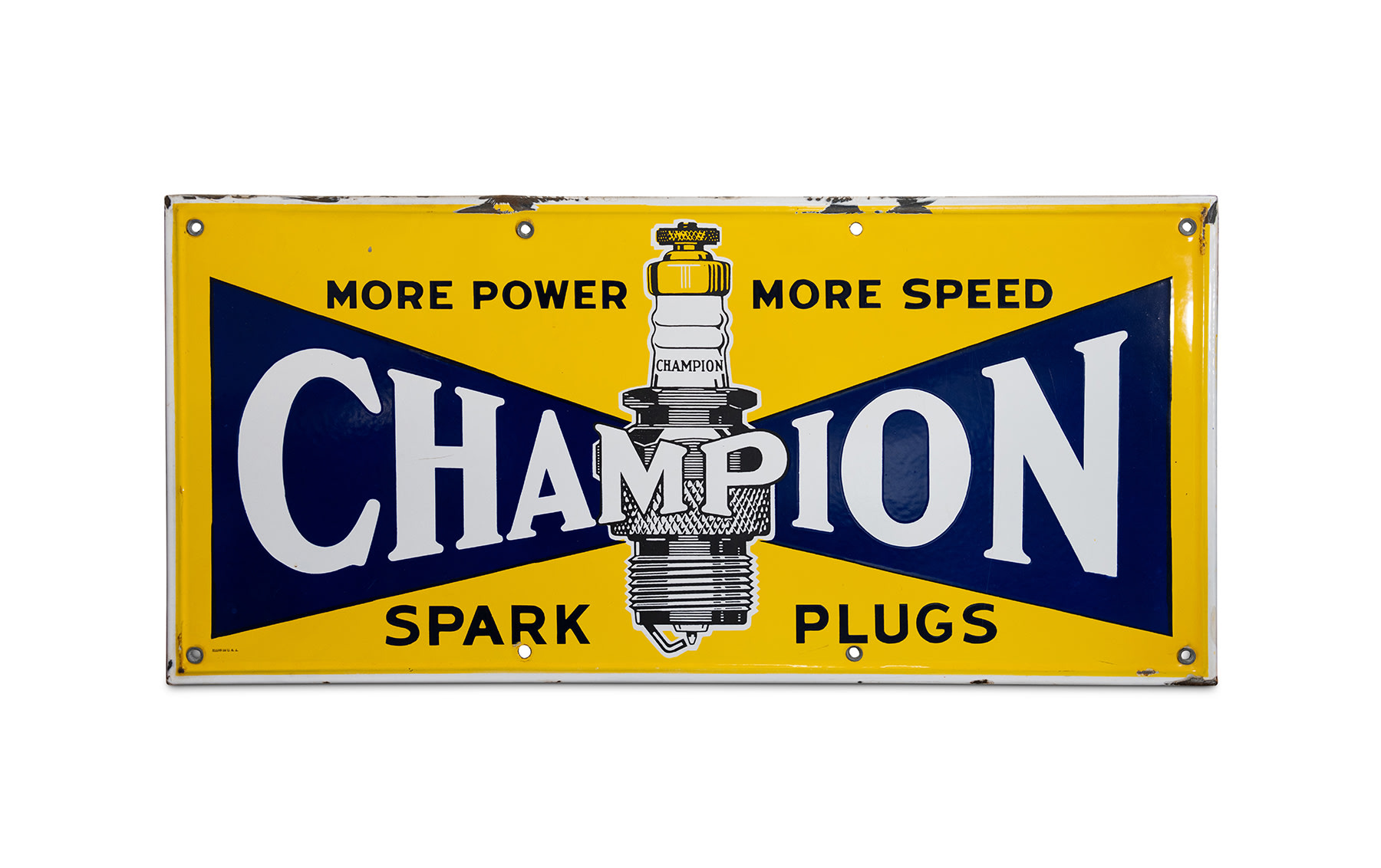 Champion Spark Plug Sign