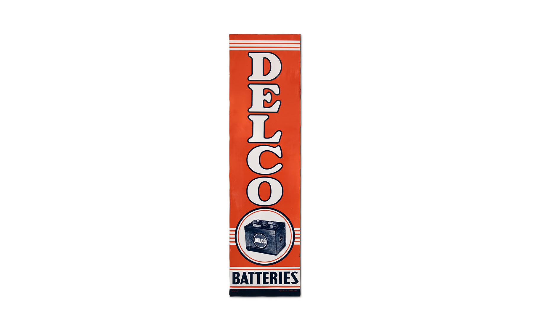 Delco Batteries Sign