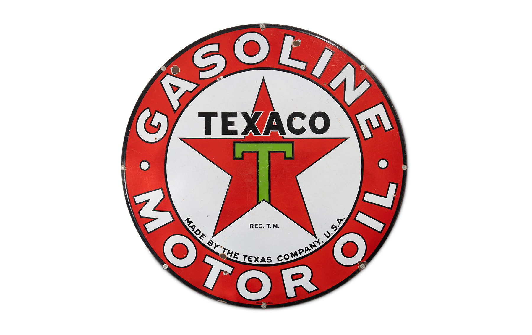 Texaco Gasoline and Motor Oil Sign