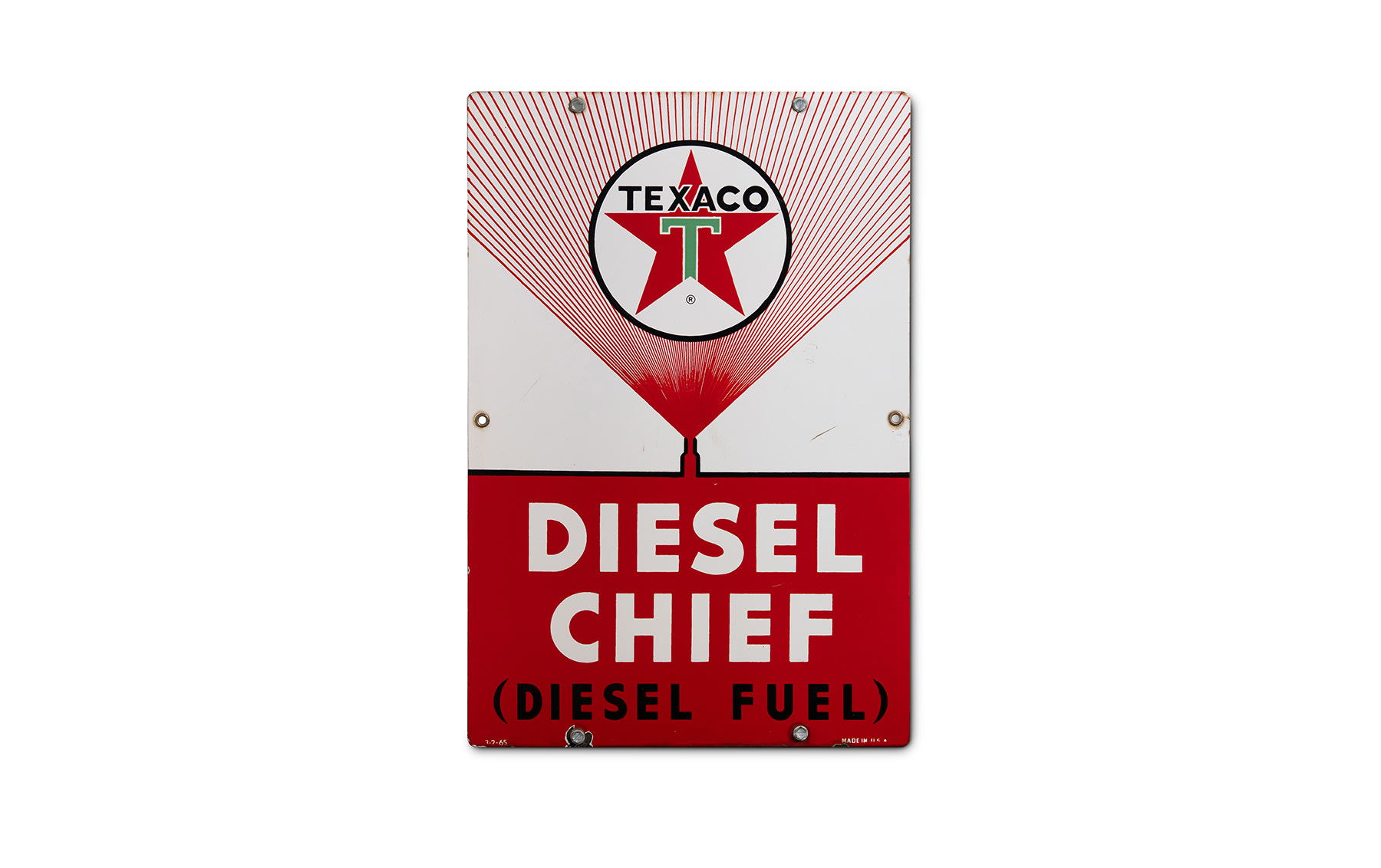 Texaco Diesel Chief Sign