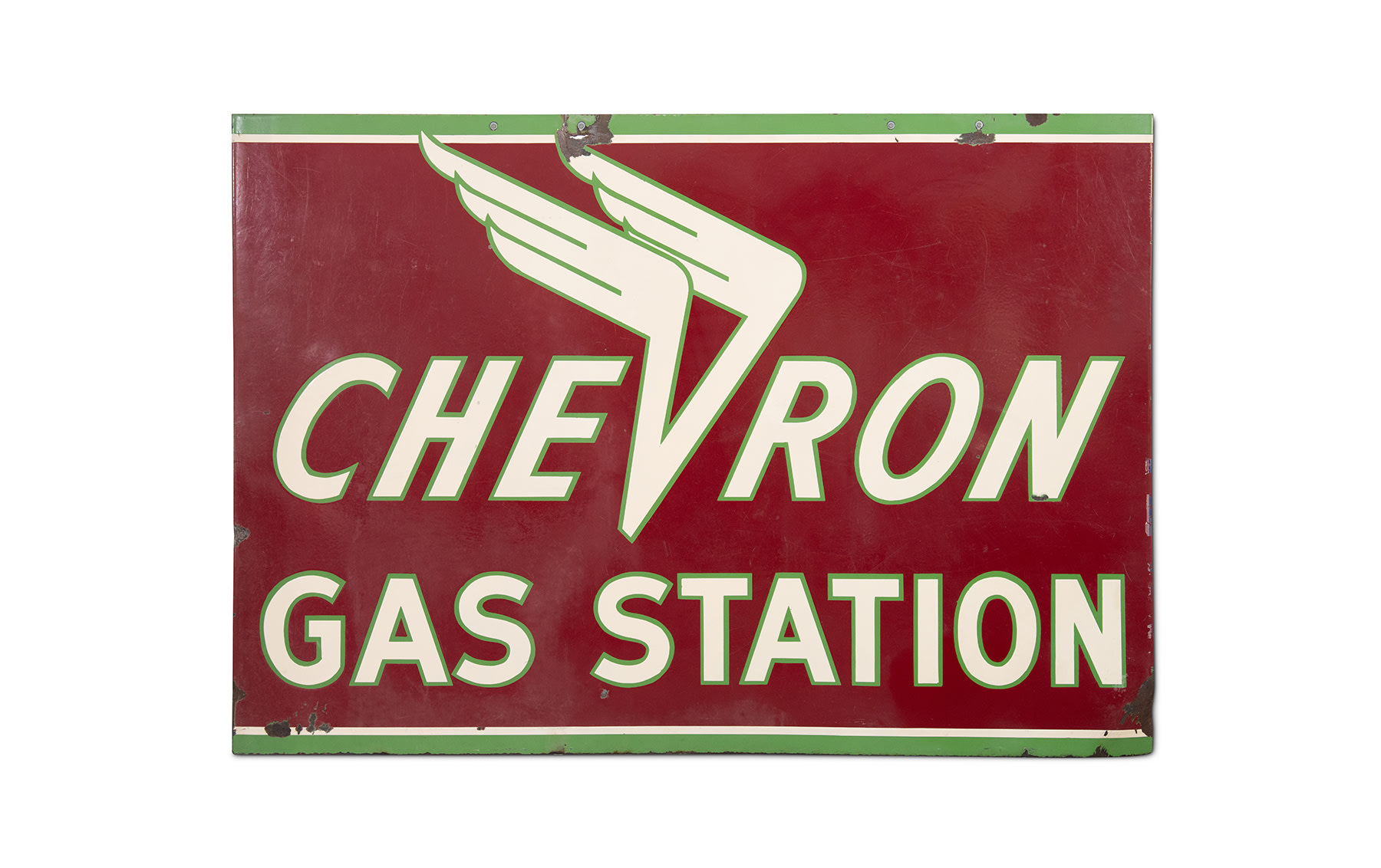 Chevron Gas Station Sign