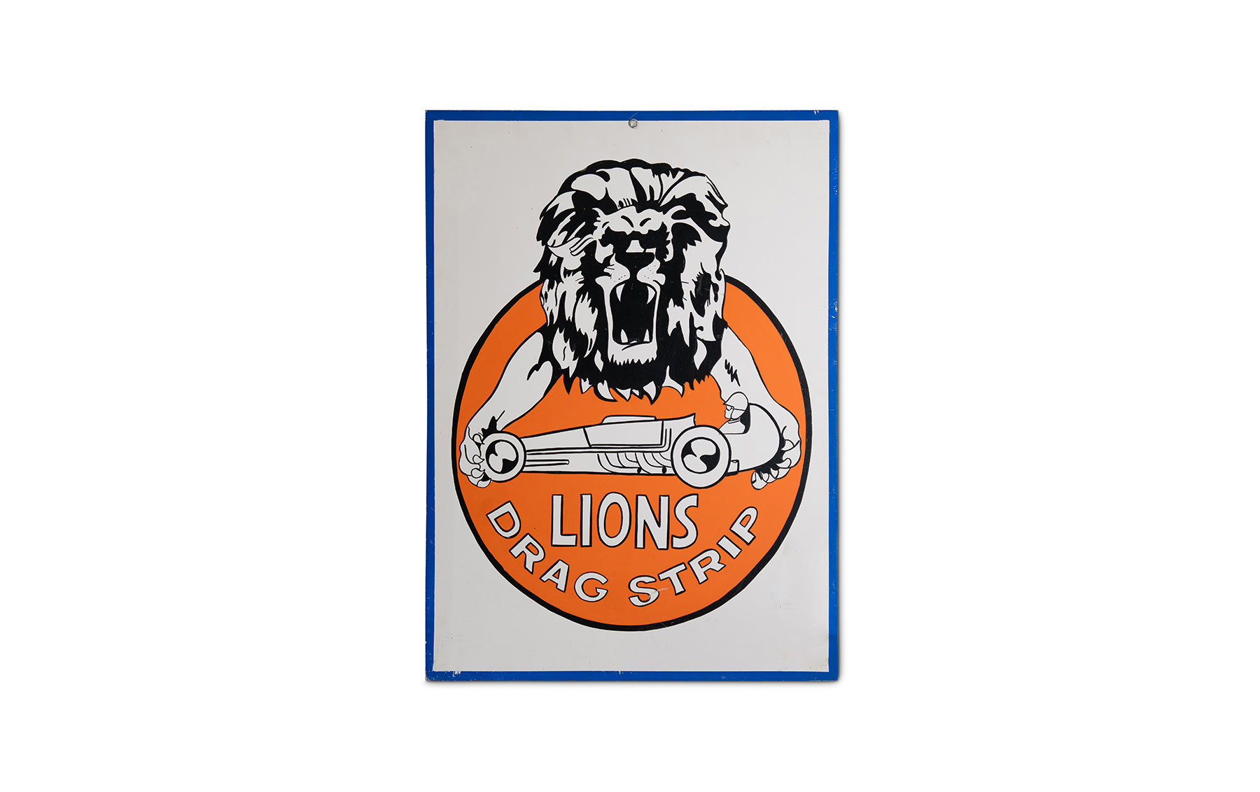 Lions Drag Strip Reproduction Sign