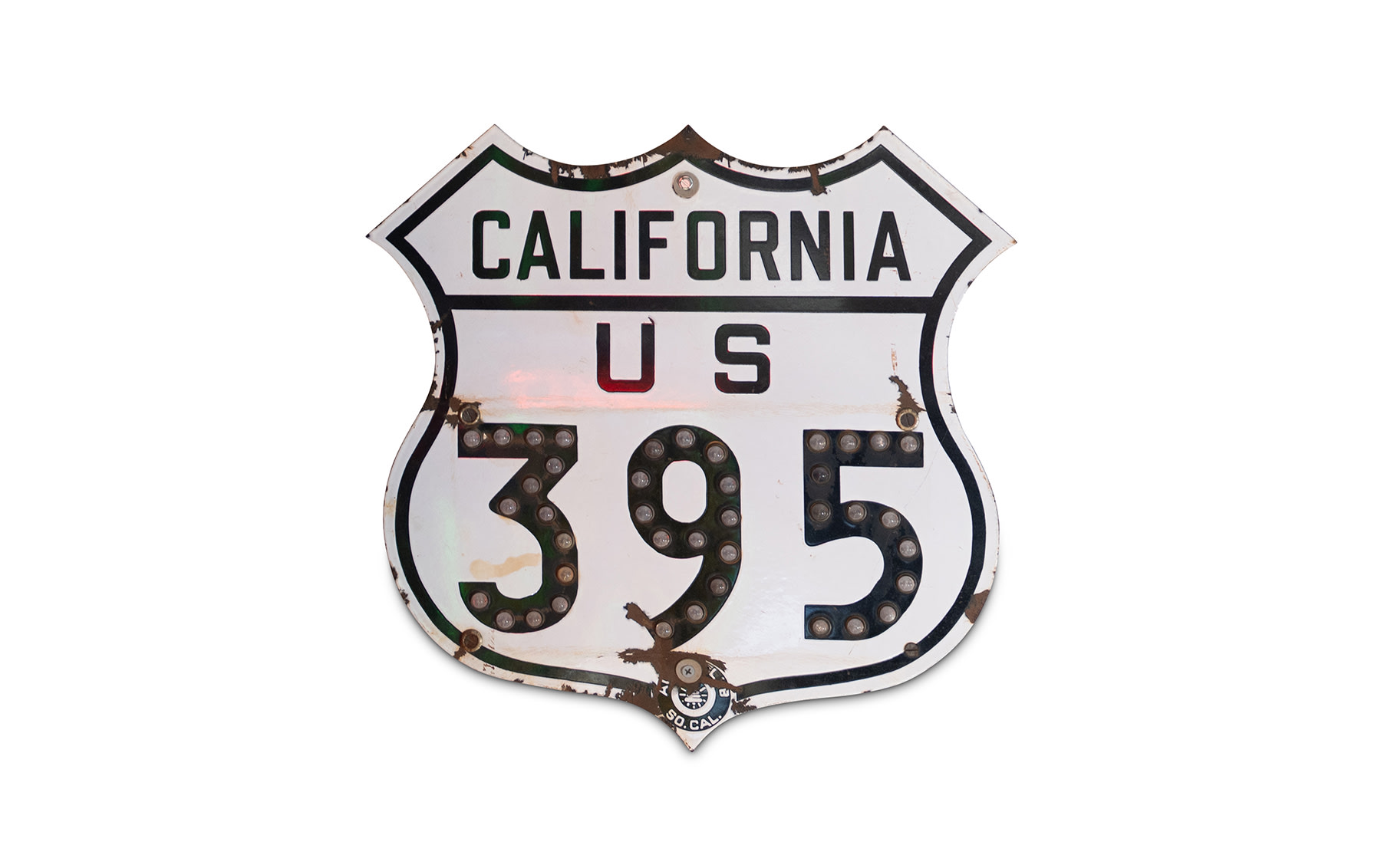 California US 395 Sign