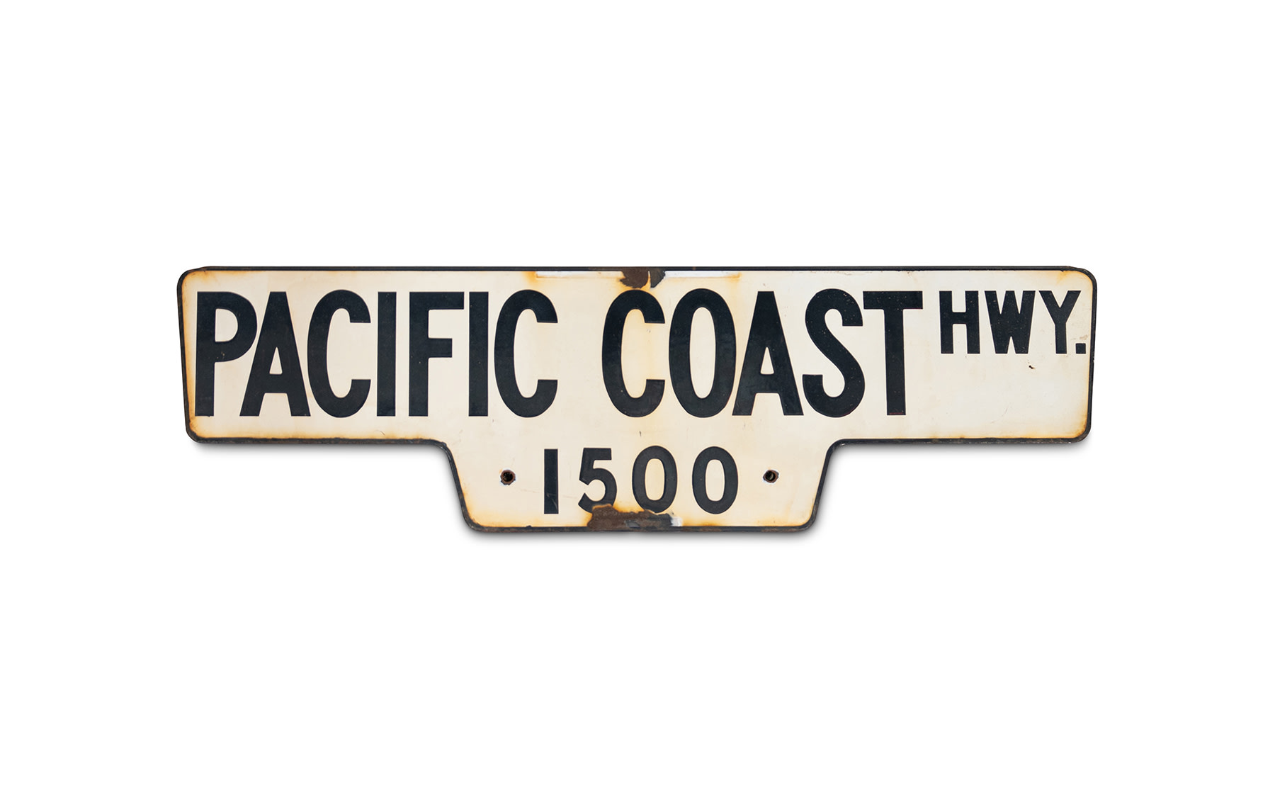 'Pacific Coast Hwy 1500' Street Sign