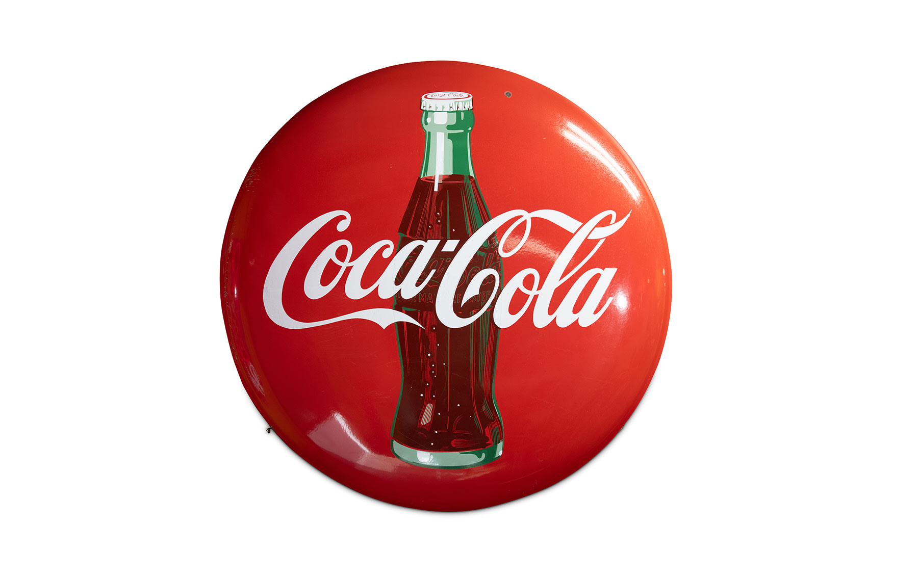 Coca-Cola Button Sign