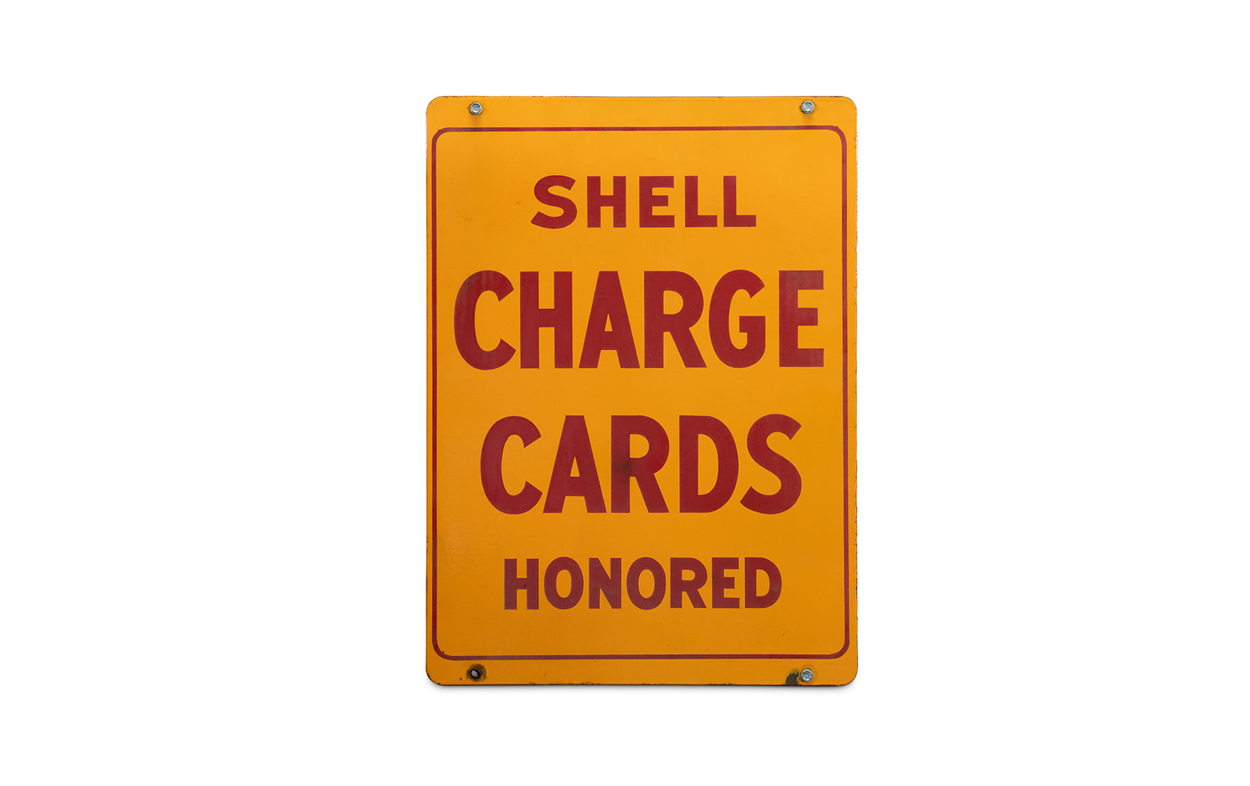 Shell Charge Cards Sign