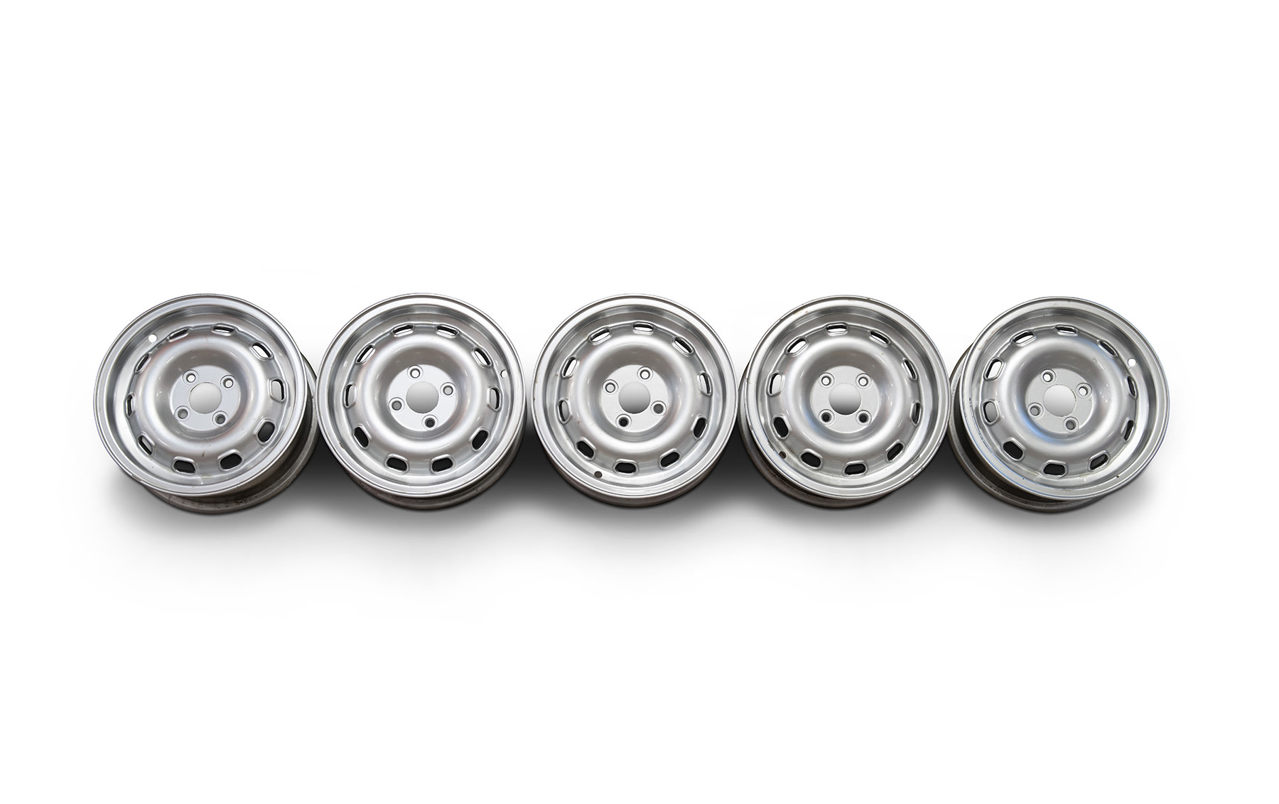 Five Cast Magnesium Campagnolo Alfa Romeo Competition Wheels