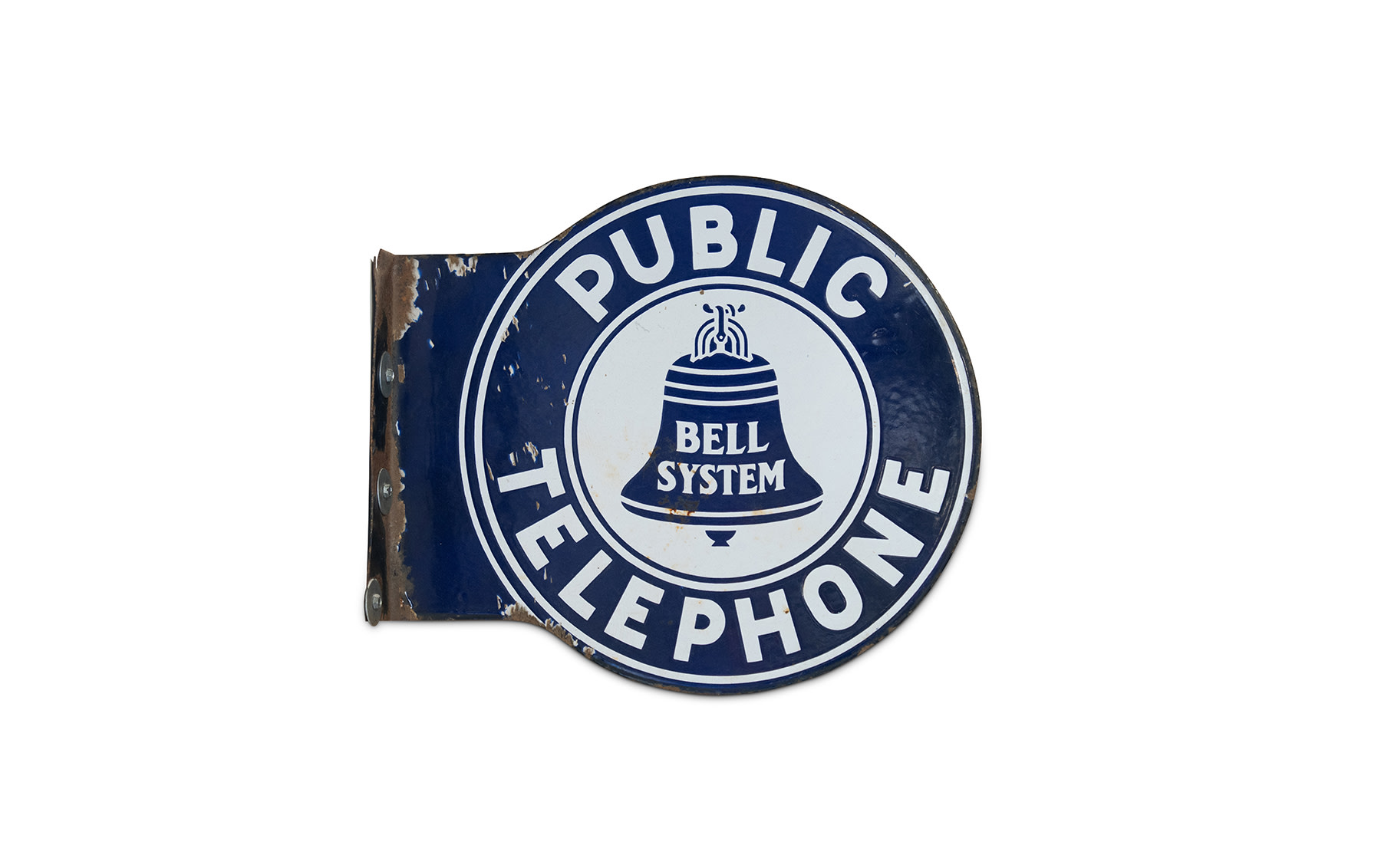 Bell System Public Telephone Sign