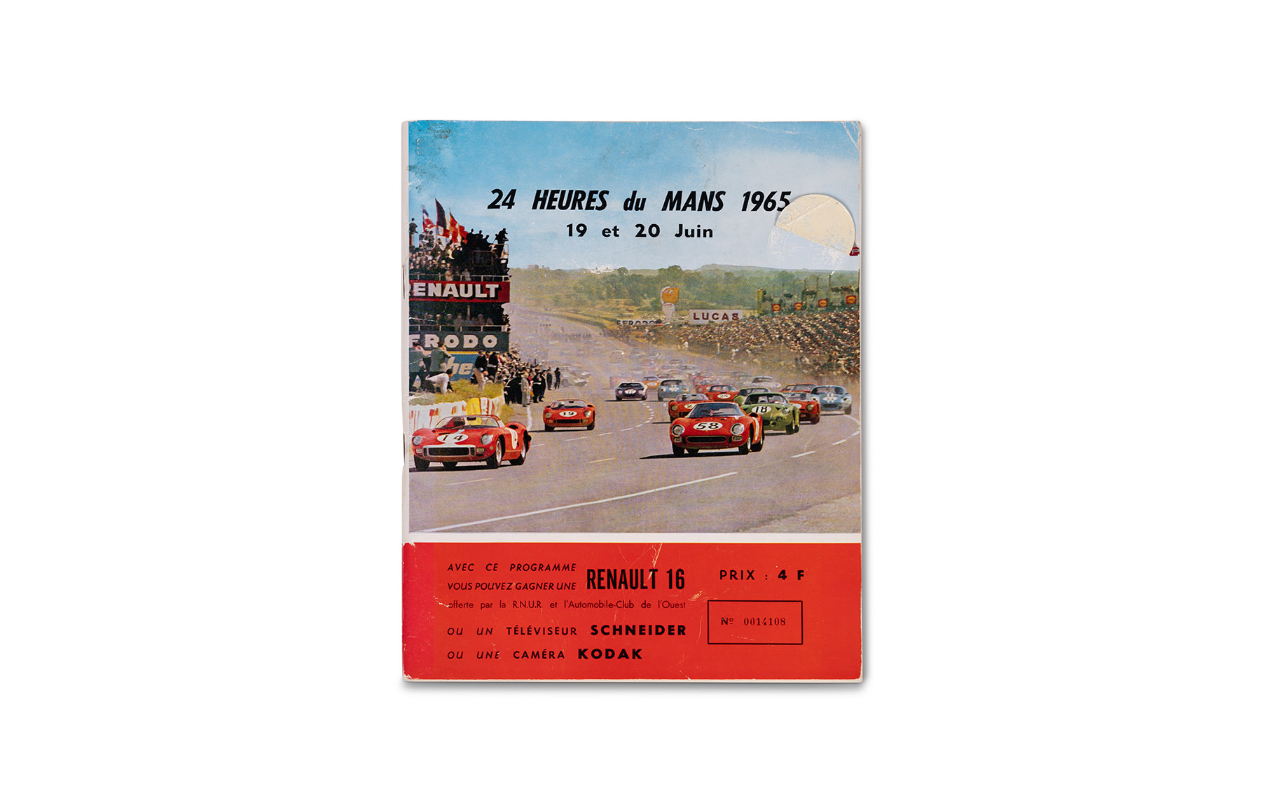 24 Heures du Mans Official Program, 1965
