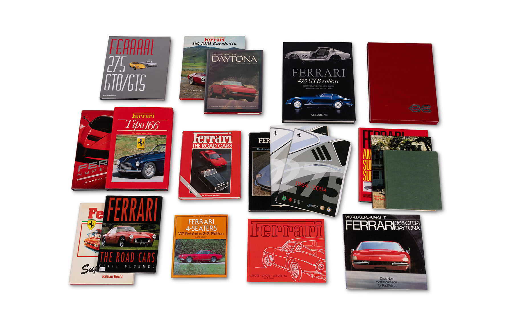 Assorted Ferrari Books, Mainly Road Cars