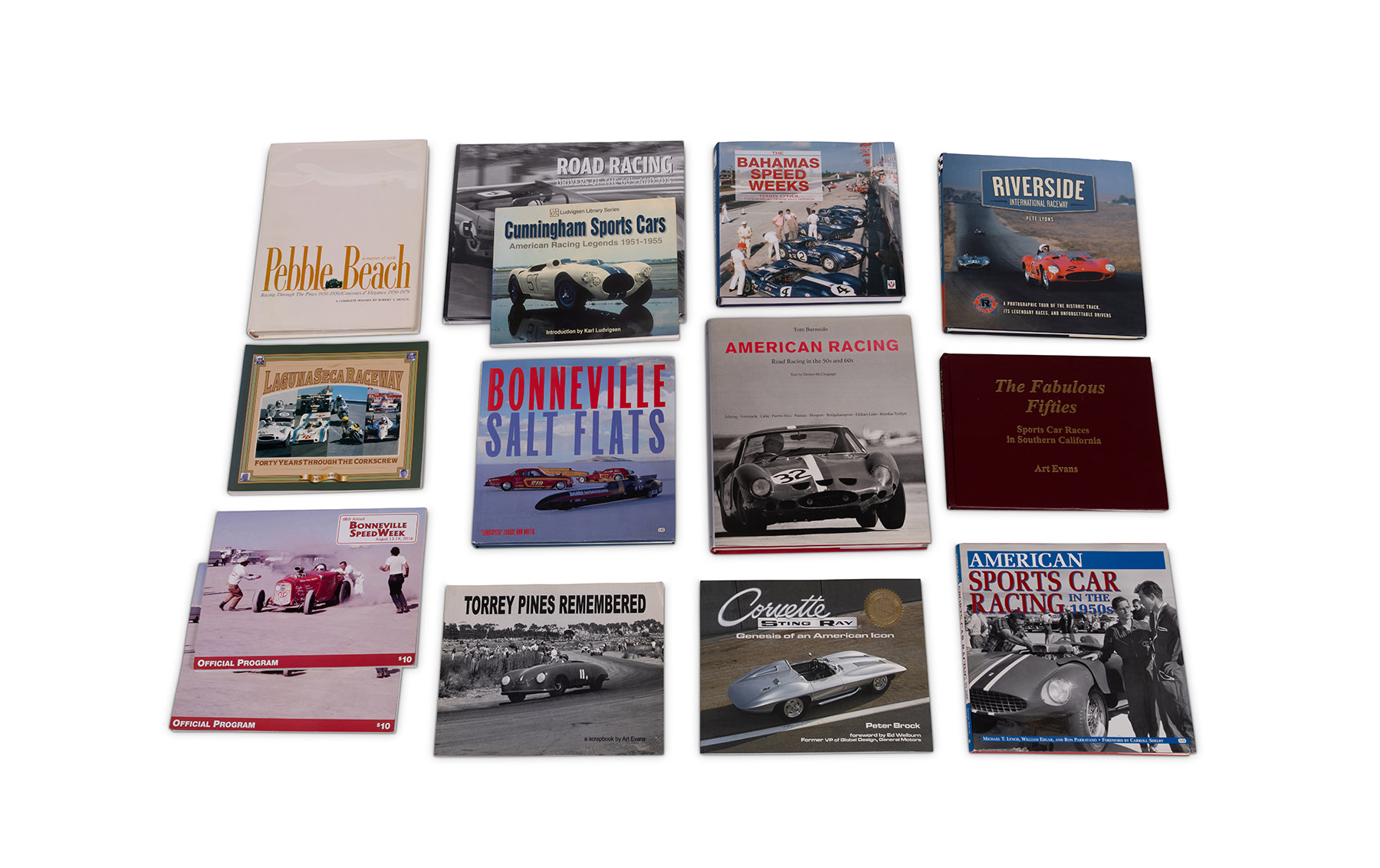Assorted Books on Sports Car Racing