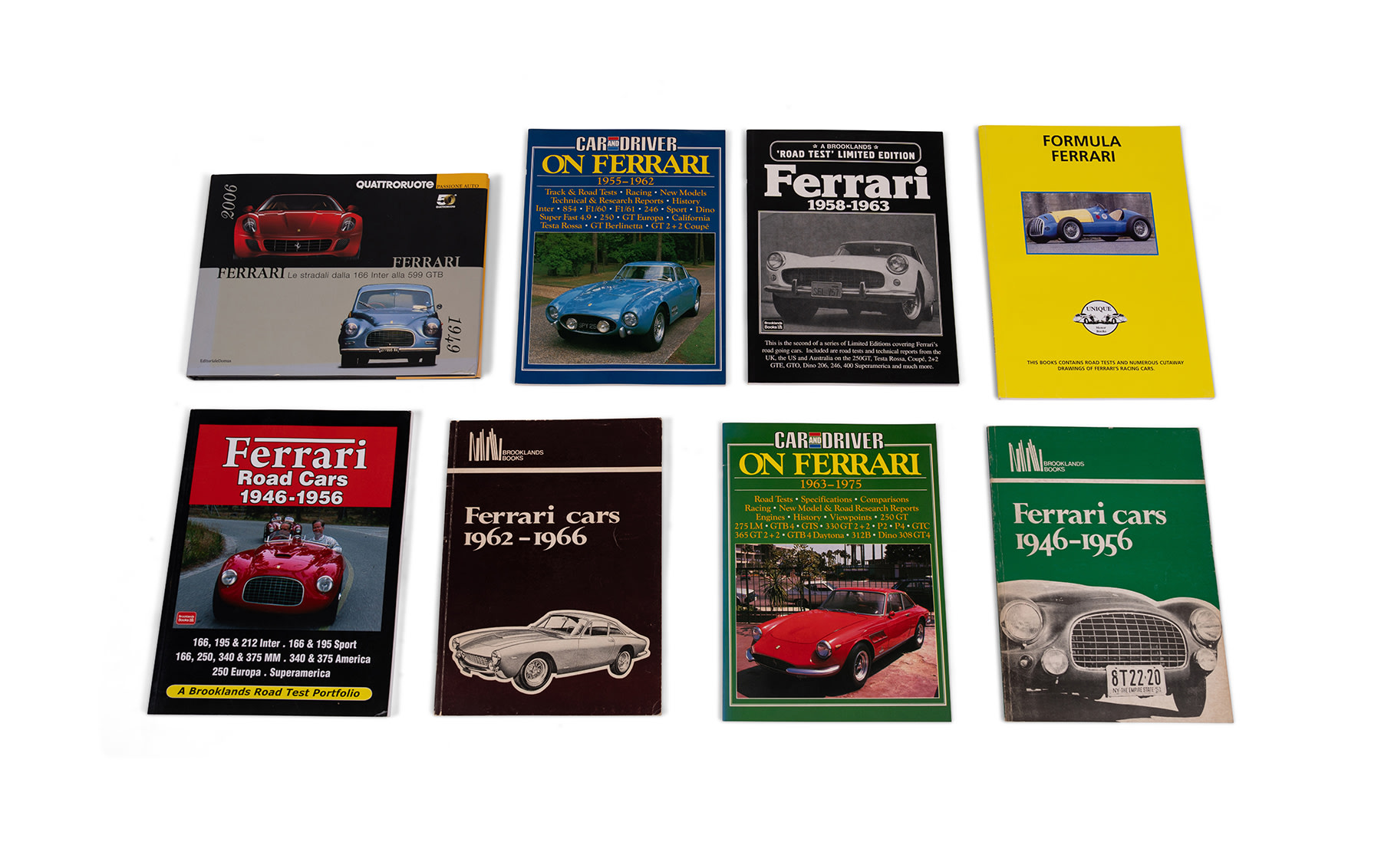 Assorted Ferrari Road Test Compilations
