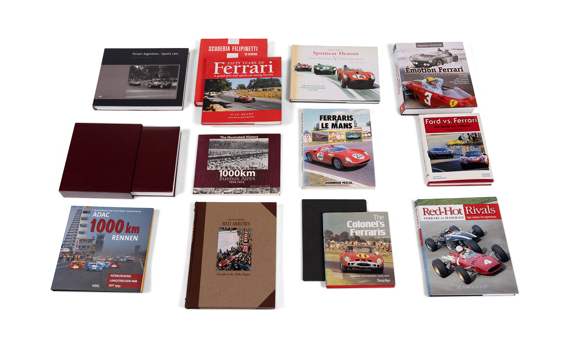 Assorted Volumes on Ferrari, Focused on Racing