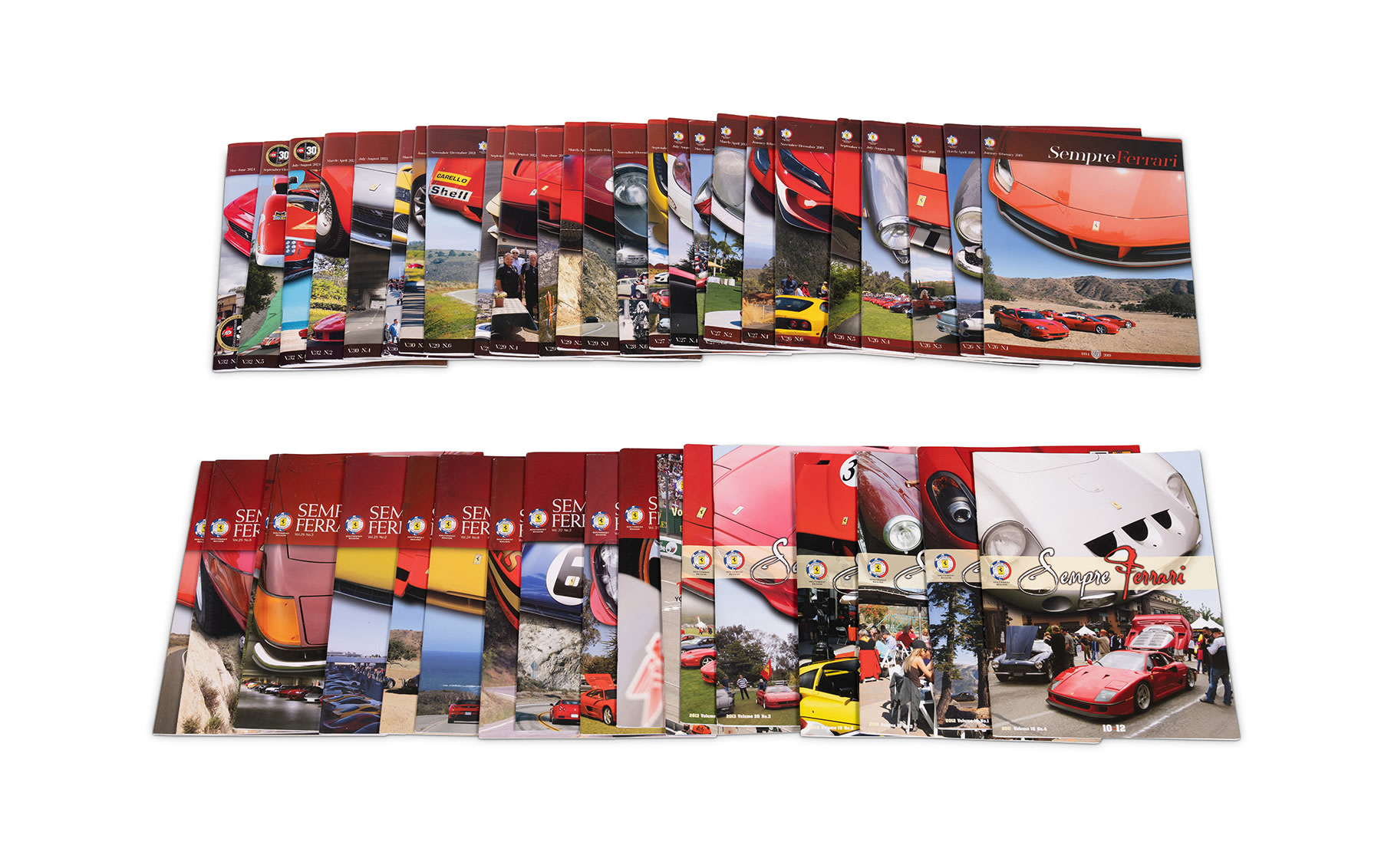 Assorted Issues of 'Sempre Ferrari' Magazine